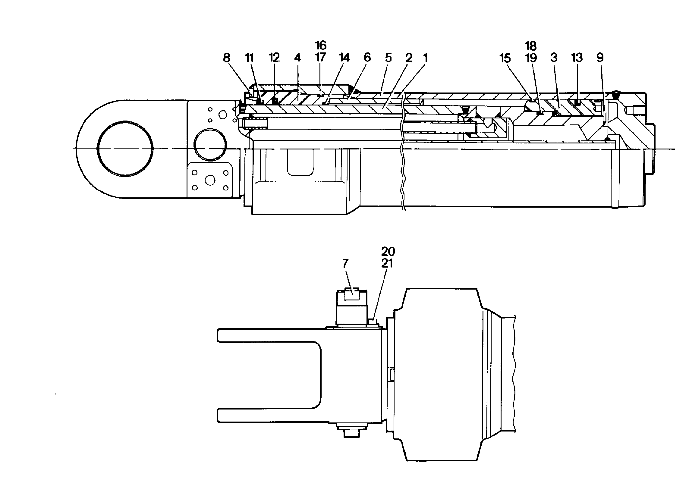 ПРУЖИННОЕ СТОПОРНОЕ КОЛЬЦО 7018809 LIEBHERR