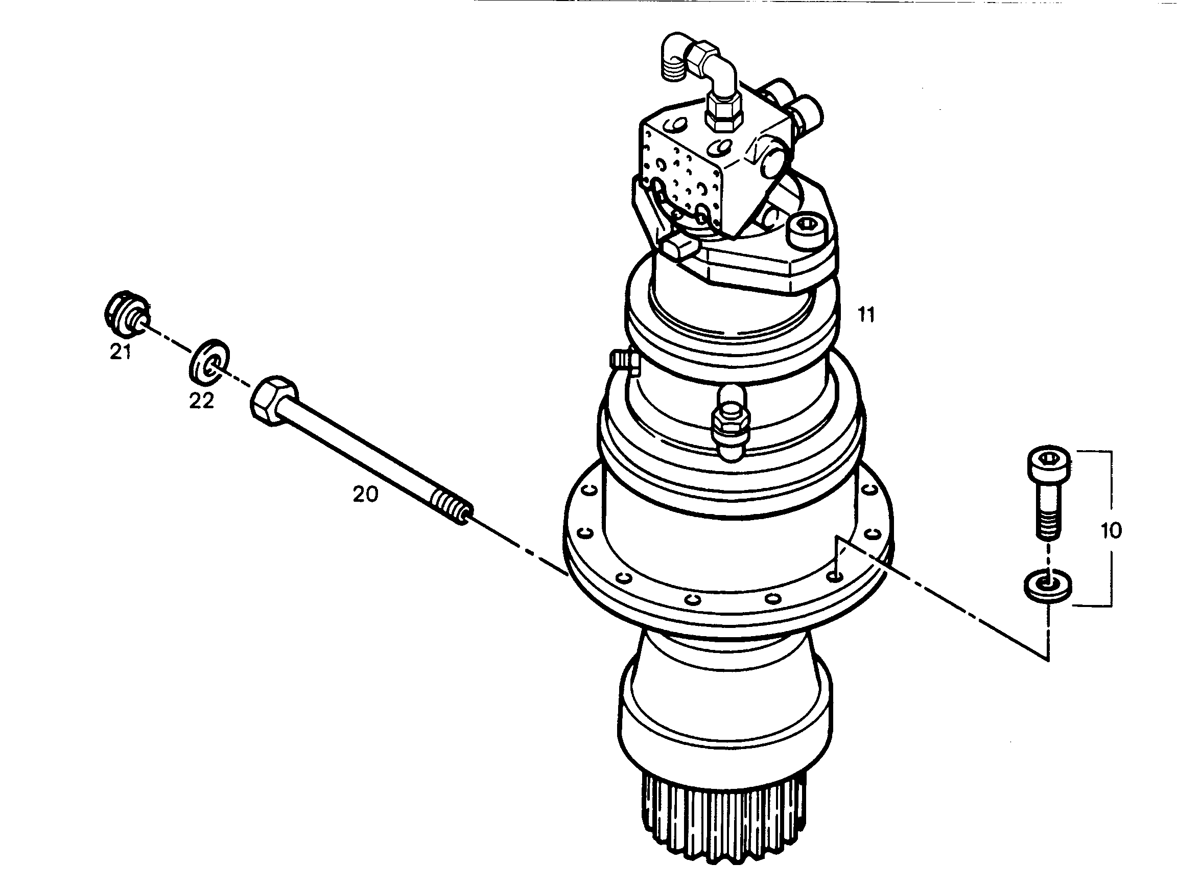 МЕХАНИЗМ ПОВОРОТА 9241333 LIEBHERR
