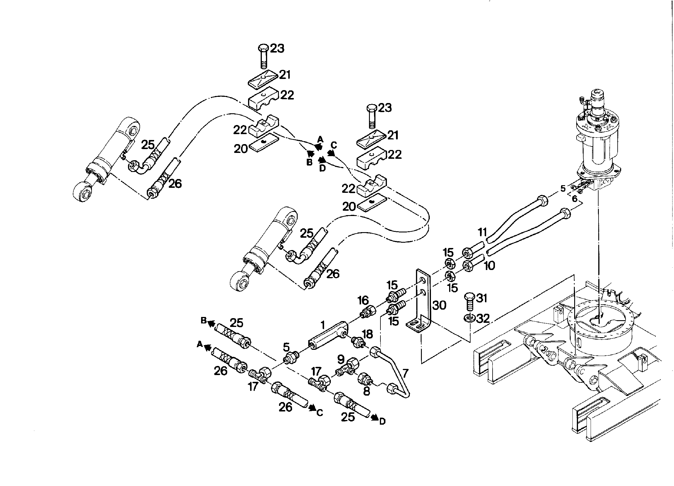 КРЕПЕЖ 9238633 LIEBHERR