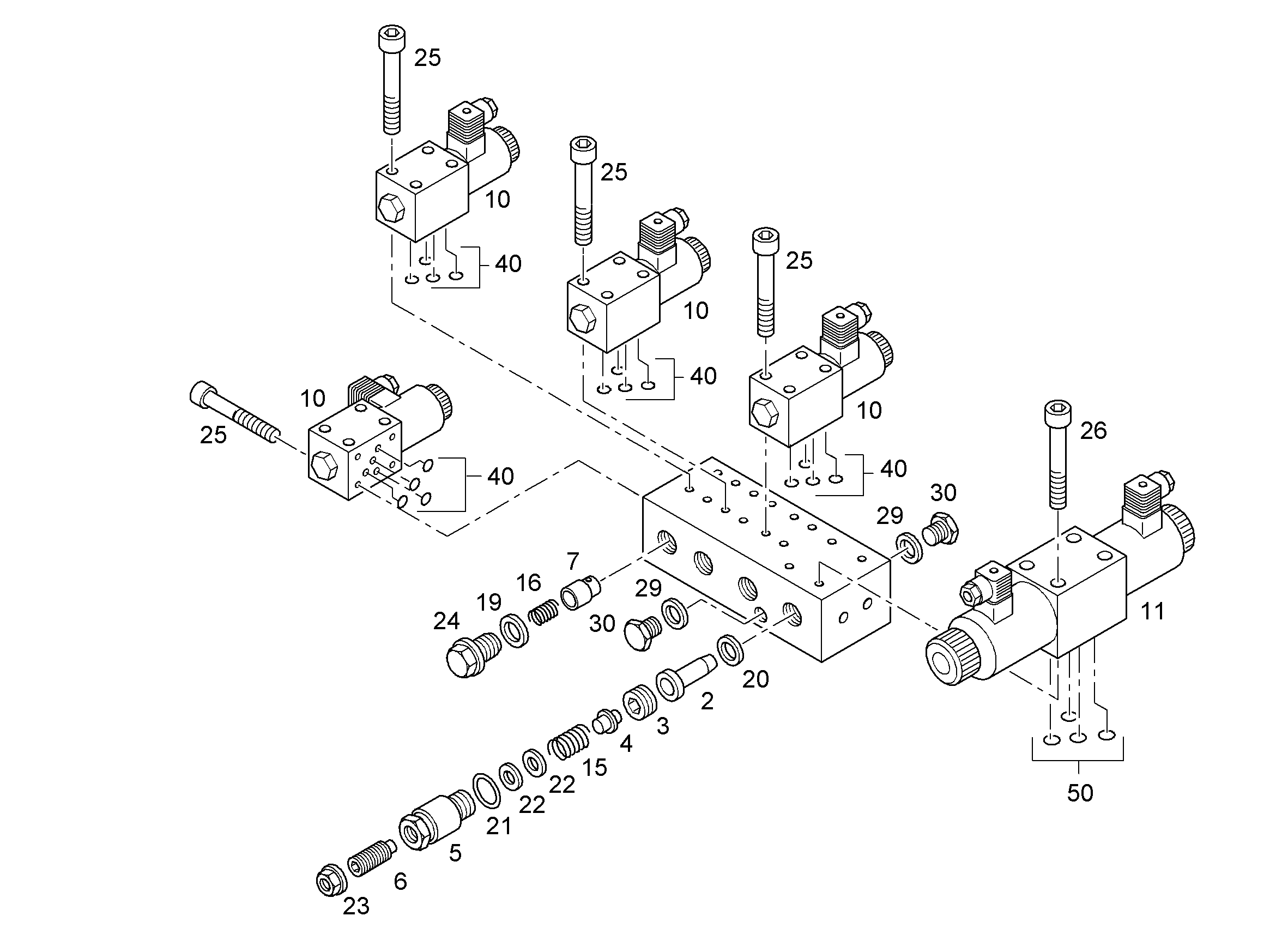КЛАПАН ХОДОВОЙ 7018935 LIEBHERR