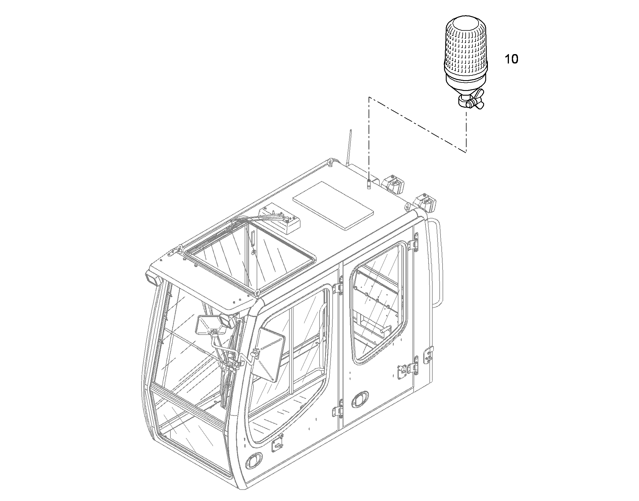 ПРОБЛЕСКОВЫЙ МАЯЧОК 9209191 LIEBHERR