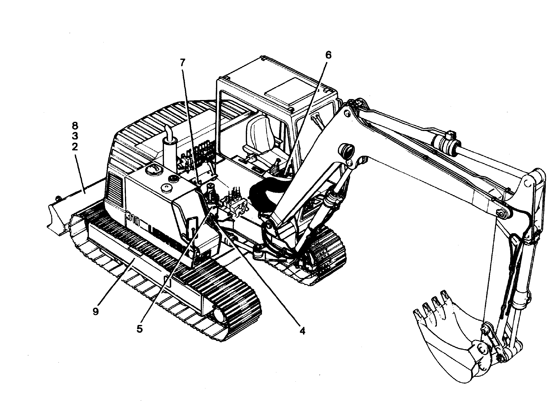 ТРУБОПРОВОДЫ ОПОР ГИДРАВЛИЧ. 9209374 LIEBHERR