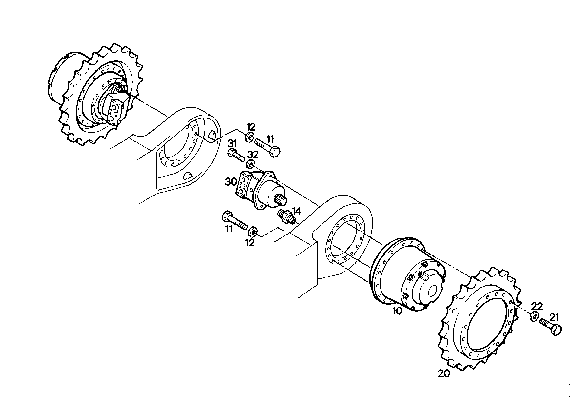 РЕДУКТОР ХОДОВОГО МЕХАНИЗМА 5009193 LIEBHERR