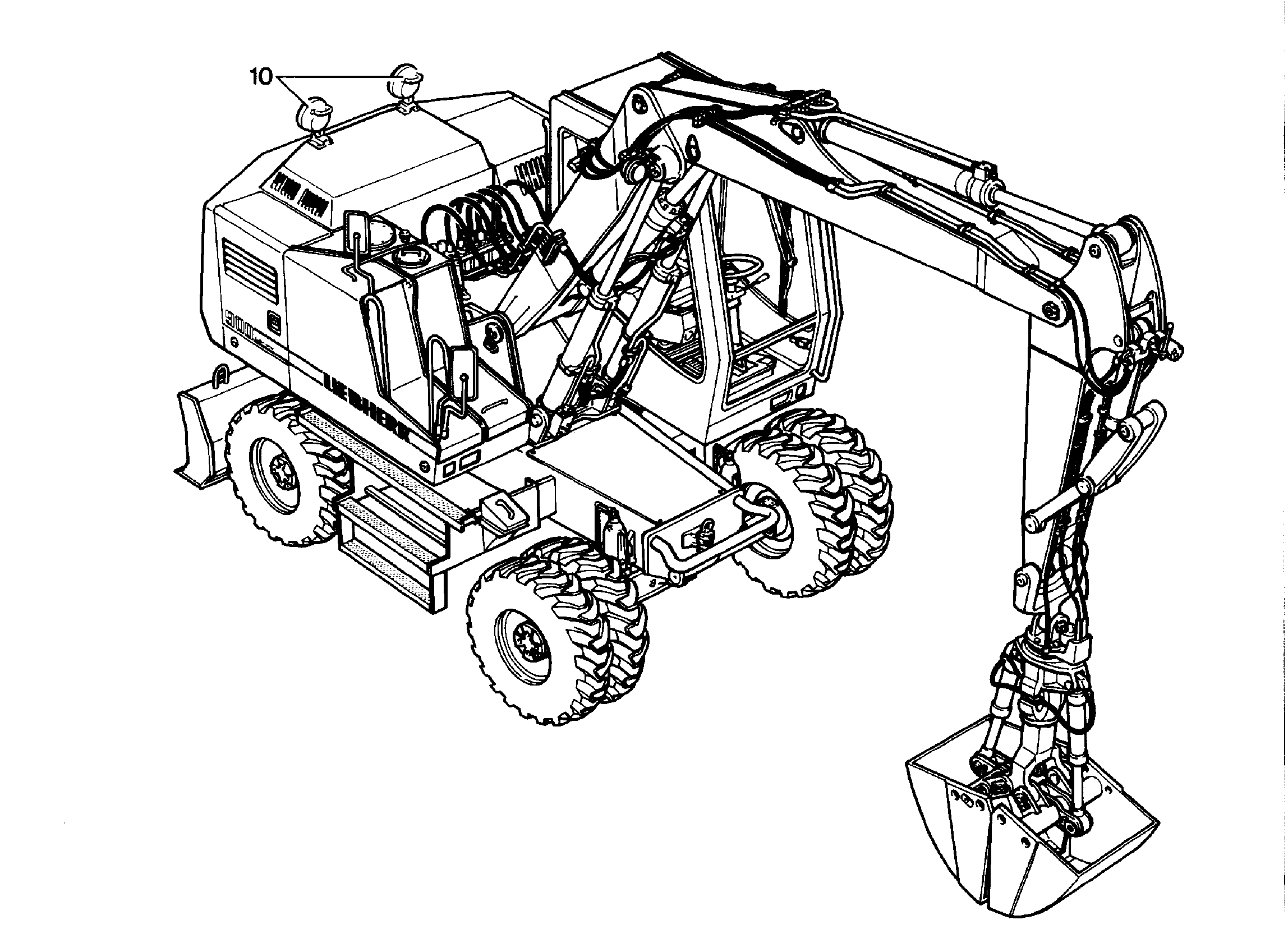 ПРОЖЕКТОР ДОПОЛНИТЕЛЬНЫЙ 9209557 LIEBHERR