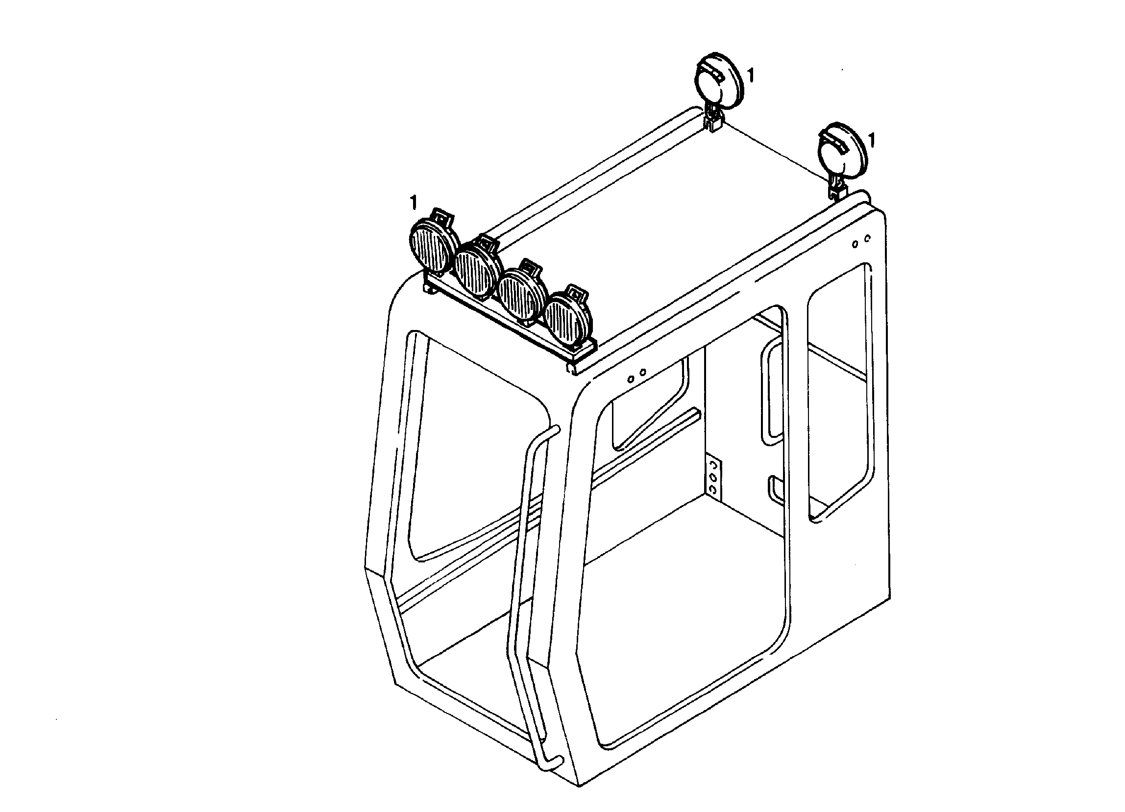 ФАРЫ 6-ГАЛОГЕНОВЫЕ 9242073 LIEBHERR