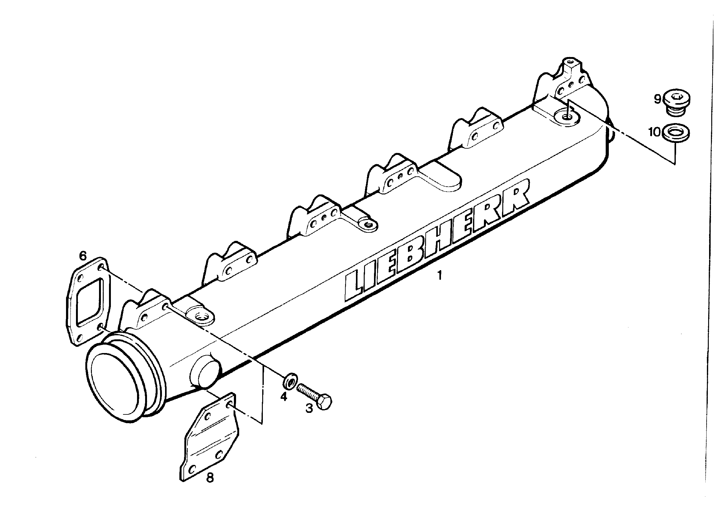 ТРУБА ВСАСЫВАЮЩАЯ 9272030 LIEBHERR