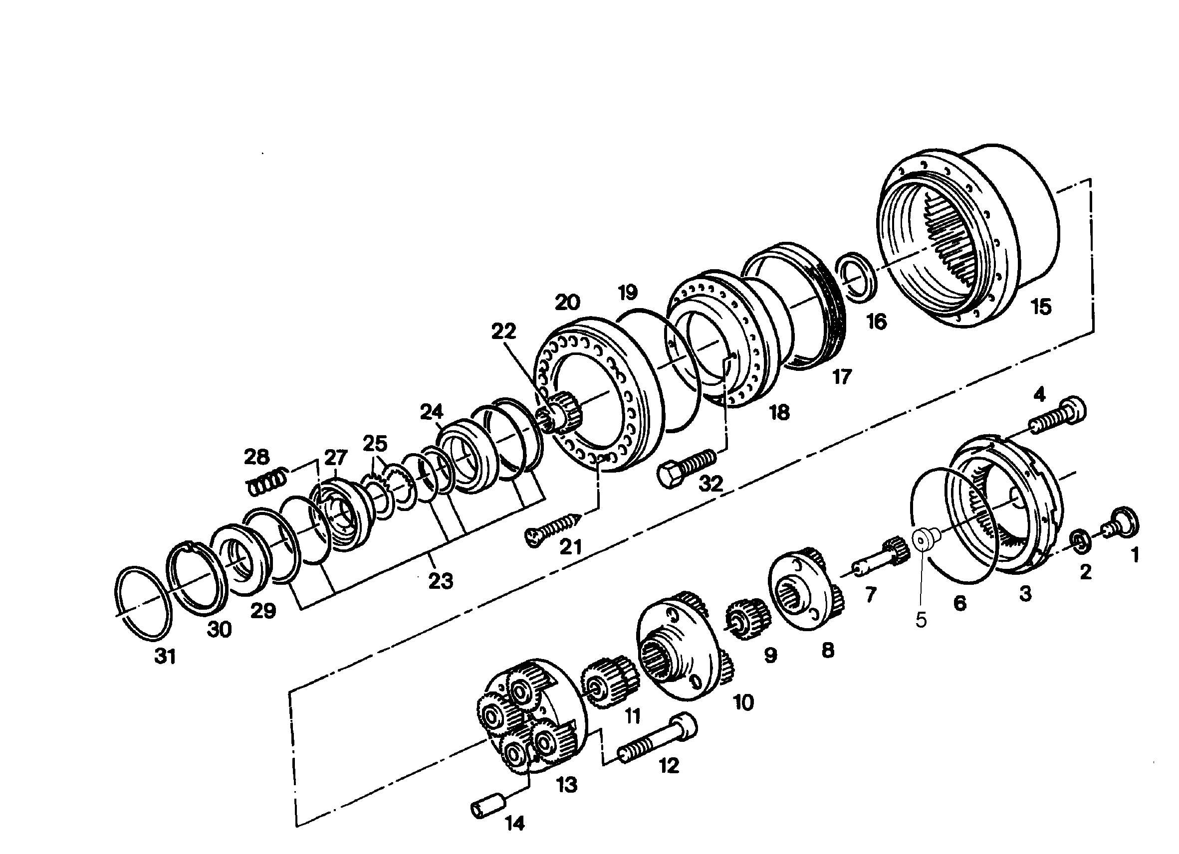 1-Я ПЛАНЕТАРНАЯ ПЕРЕДАЧА 7019258 LIEBHERR