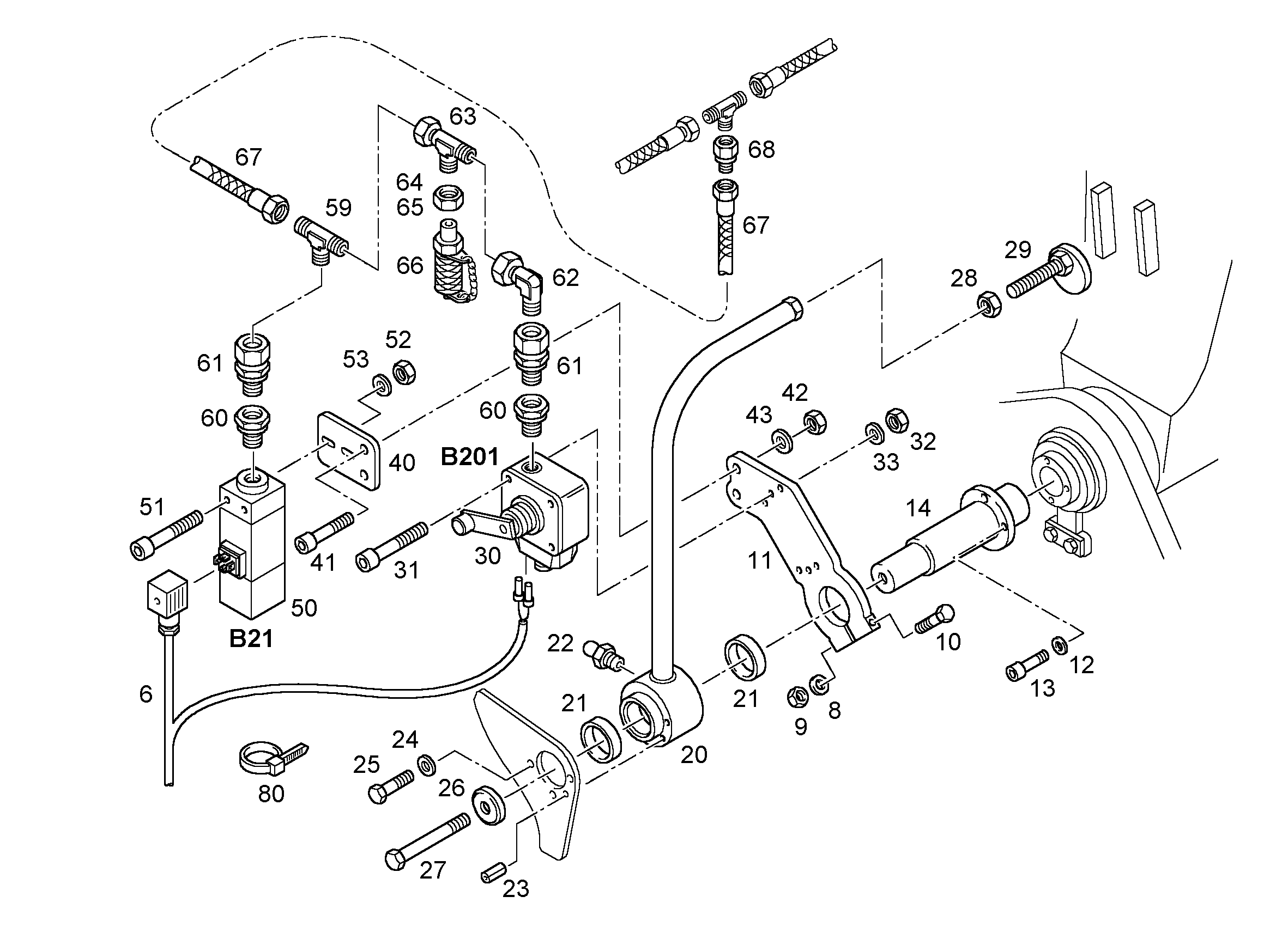 ПЕРЕКЛЮЧАТЕЛЬ 6004368 LIEBHERR
