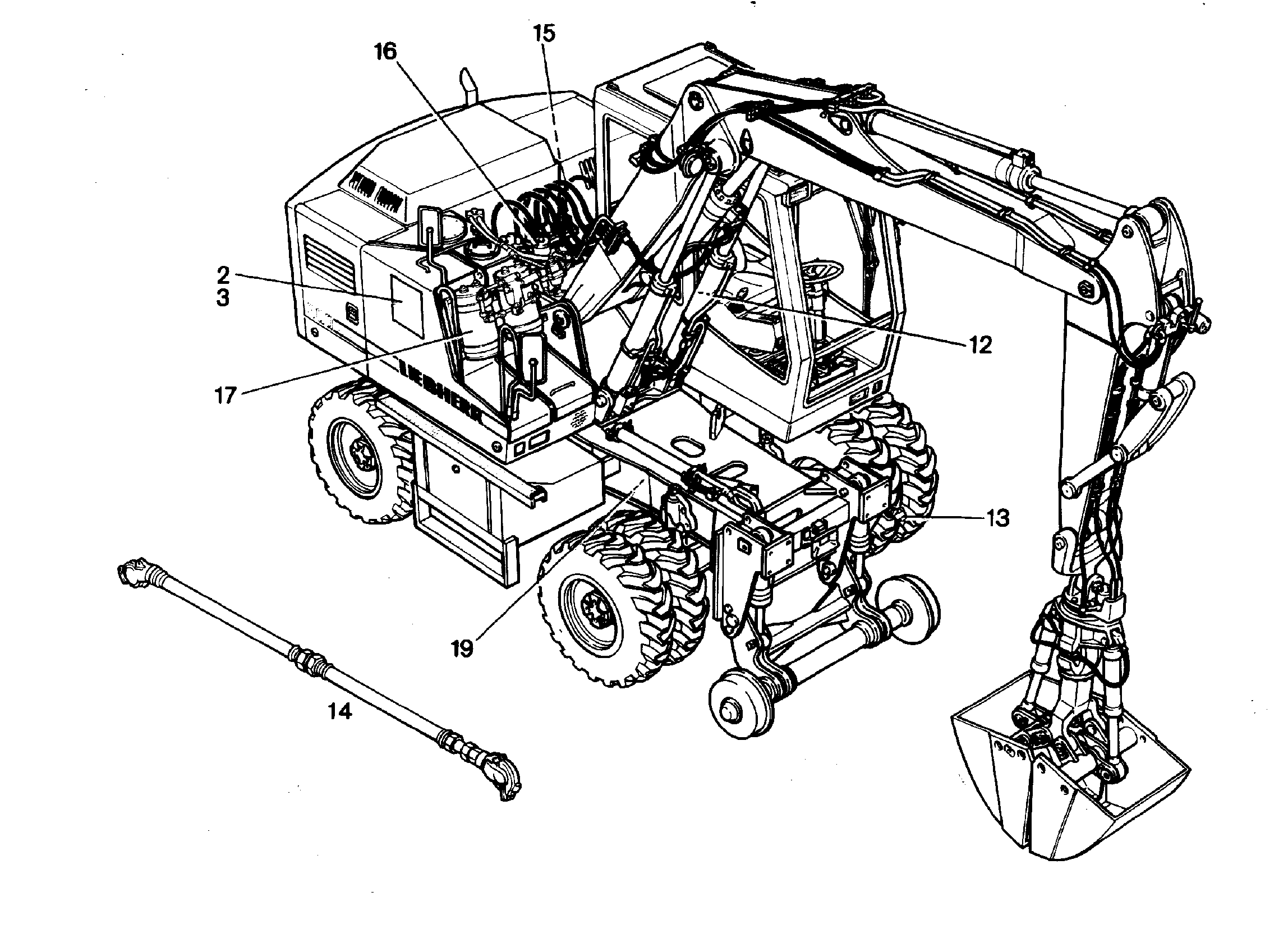 КОМПРЕССОРНАЯ УСТАНОВКА ШАССИ 9208087 LIEBHERR