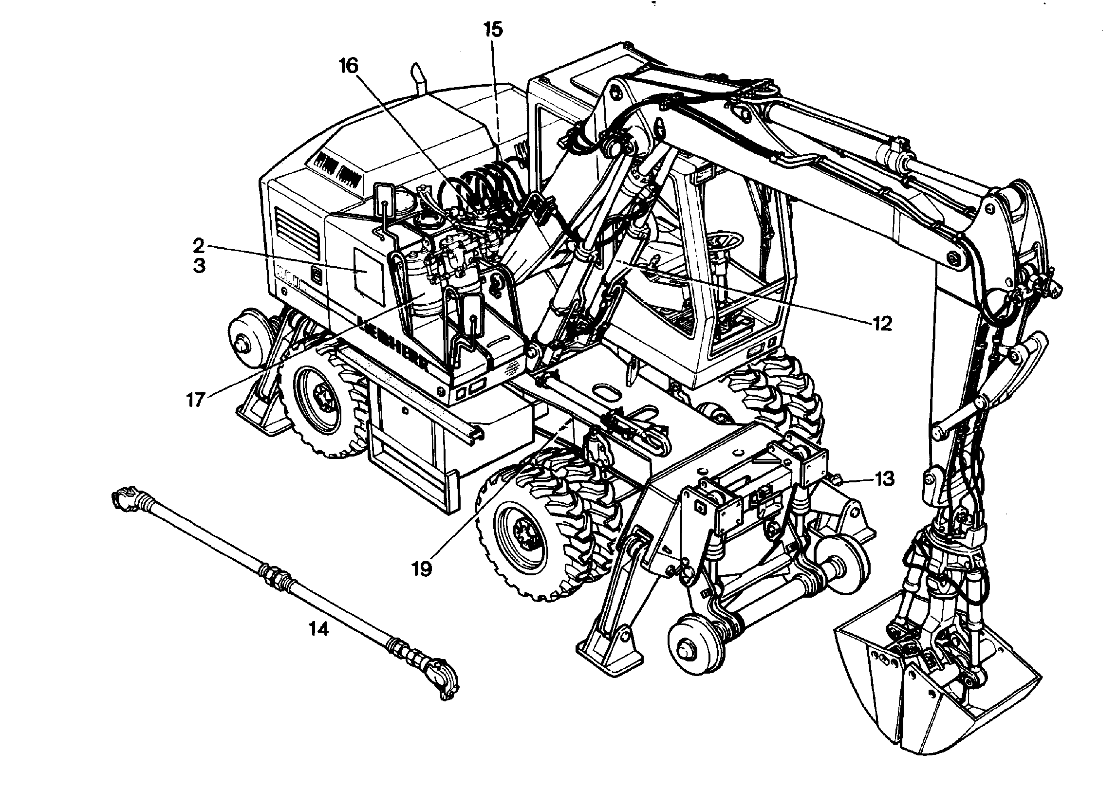 КОМПРЕССОРНАЯ УСТАНОВКА ШАССИ 9208089 LIEBHERR