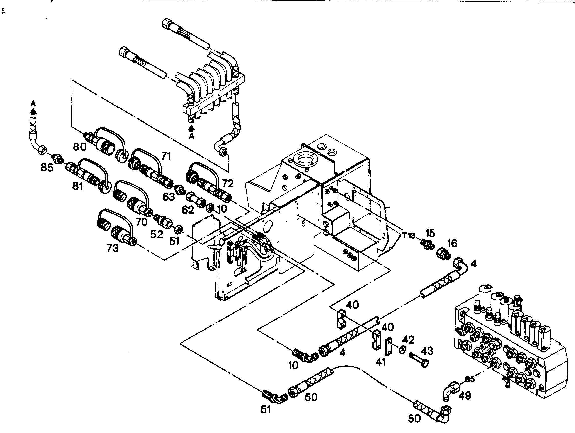 ТРУБОПРОВОД НАПОРНЫЙ 9209819 LIEBHERR