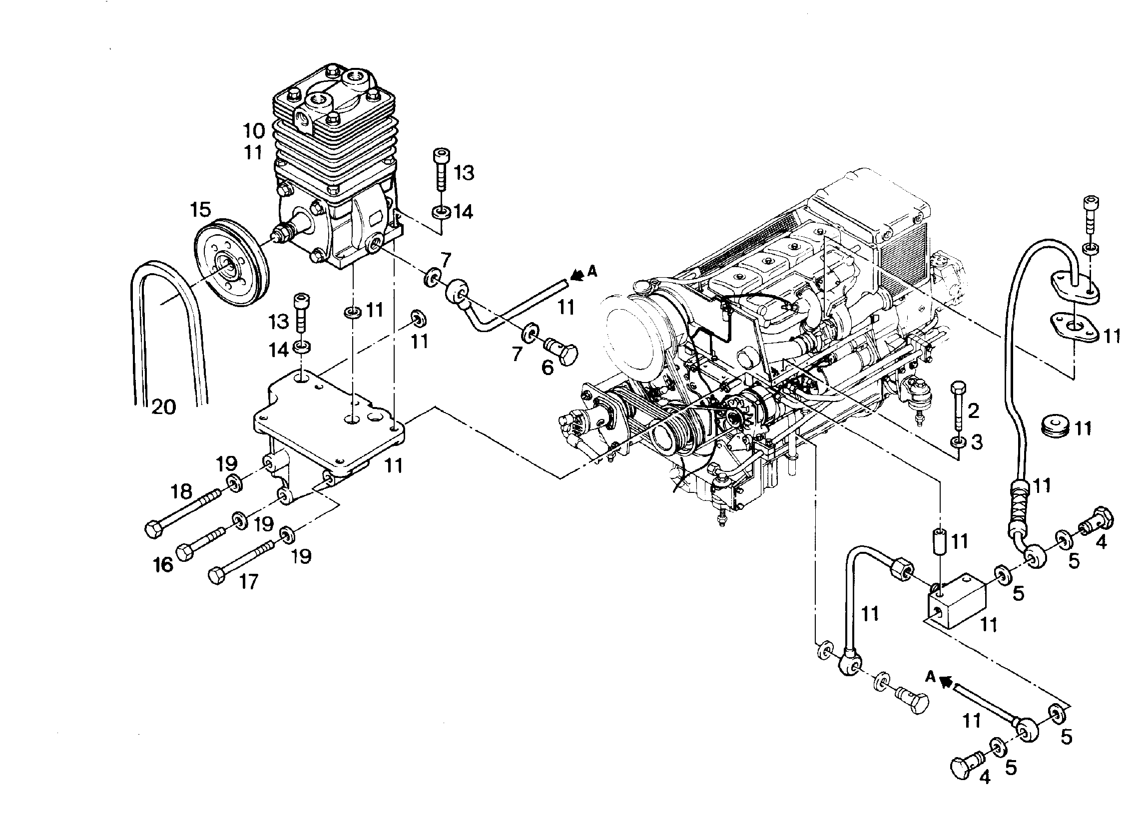 ПОСТ.К-Т KHD УСИЛИВАЮЩИЙ 000 001 9210088 LIEBHERR
