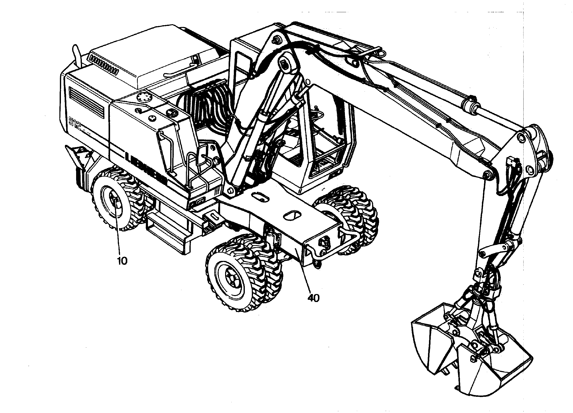 ШАССИ 2ЭЛЕМЕНТА ШИРОКАЯ ПОЛОСА 9209036 LIEBHERR