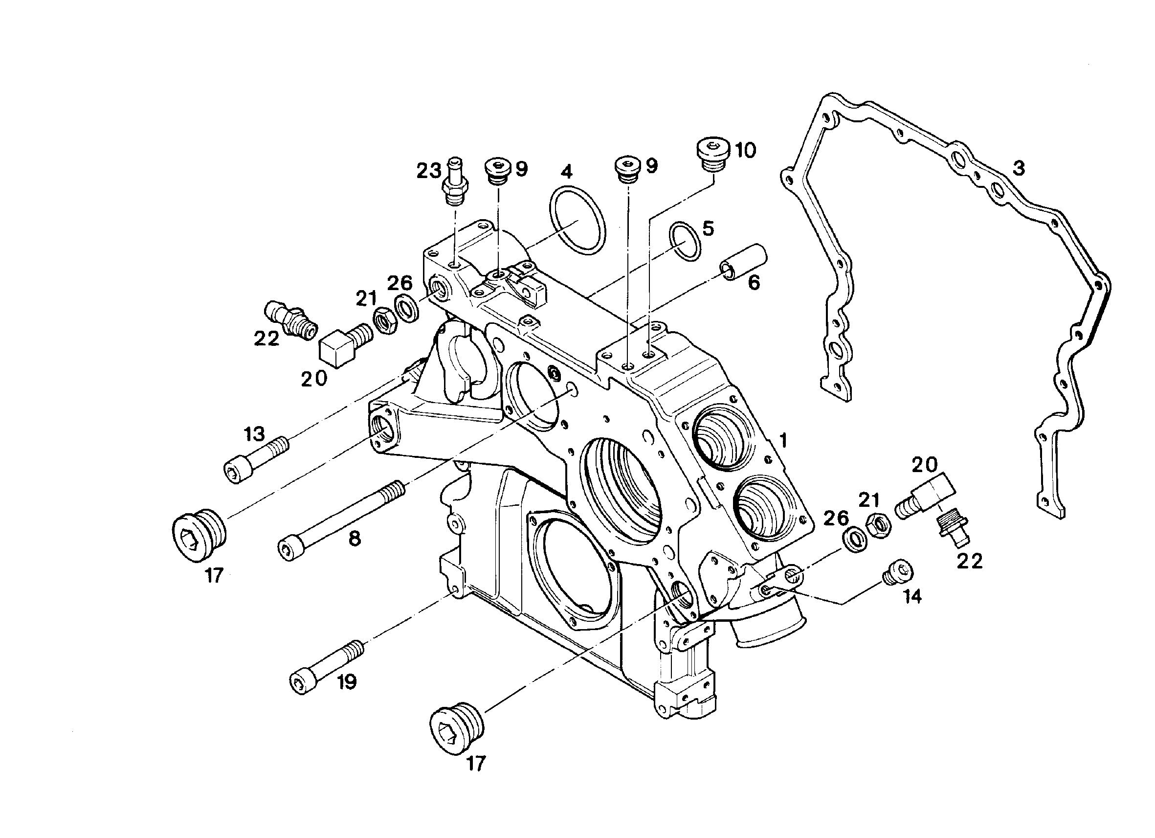 ШЕСТИГРАННАЯ ГАЙКА M30X1,5 4101010 LIEBHERR