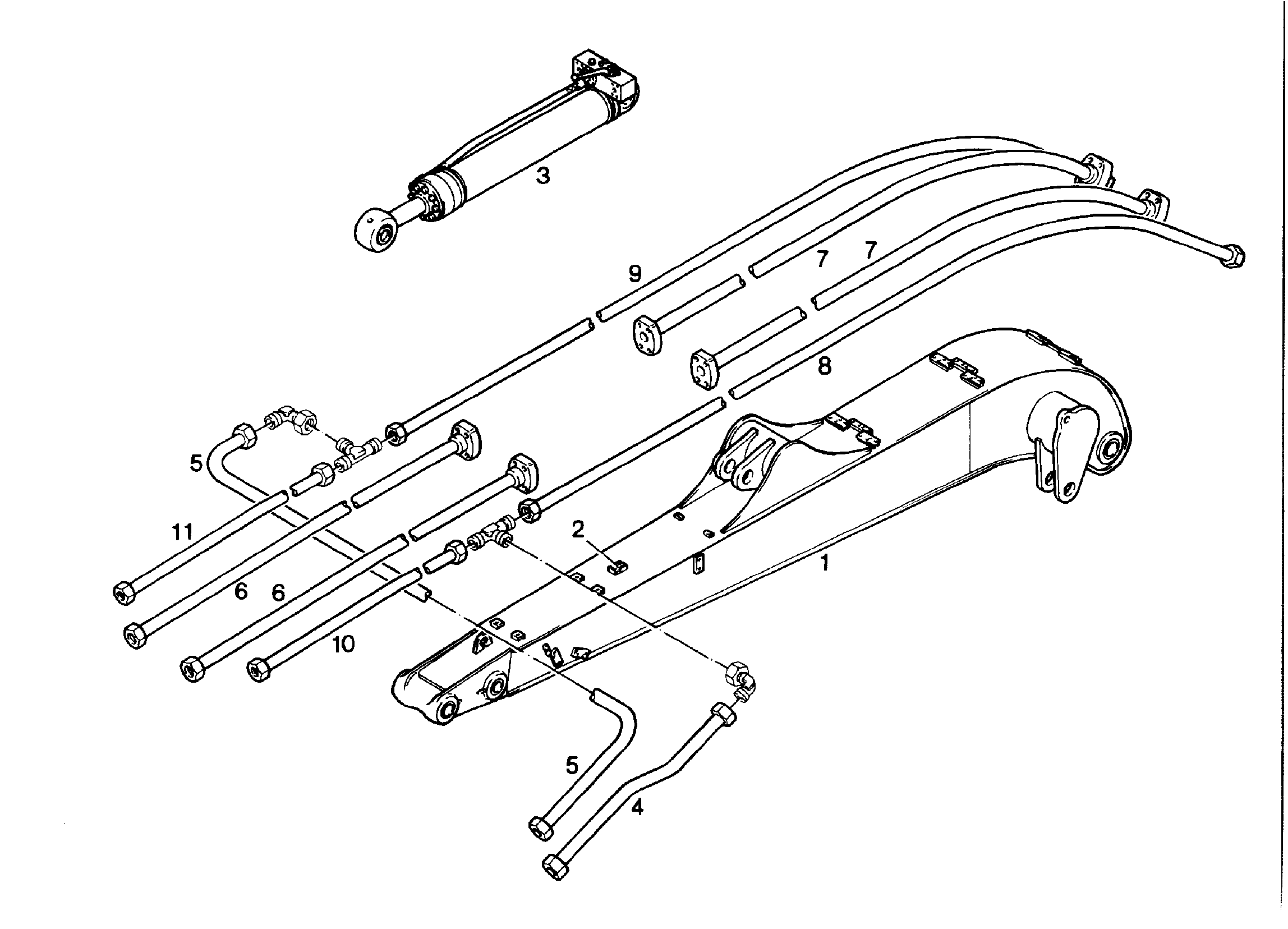 ГИДР.ЦИЛИНДР С РАСПРЕДЕЛИТЕЛЕМ 9240496 LIEBHERR