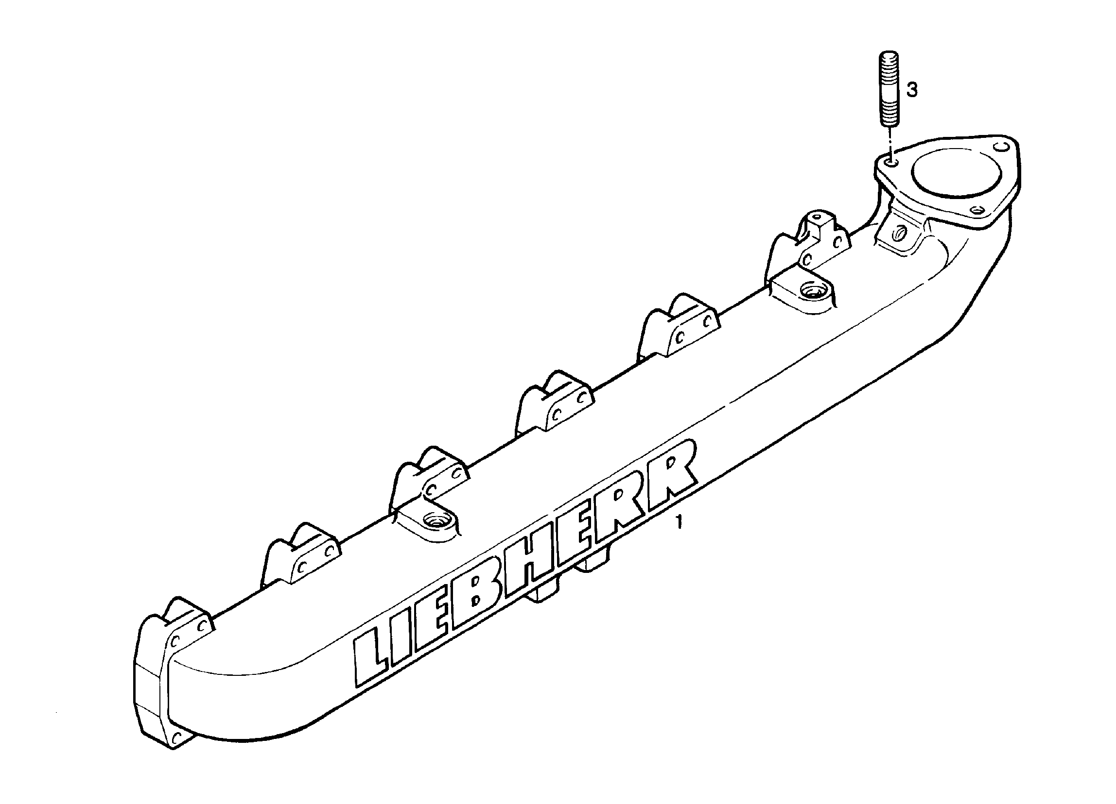 ТРУБА ВСАСЫВАЮЩАЯ 9275612 LIEBHERR