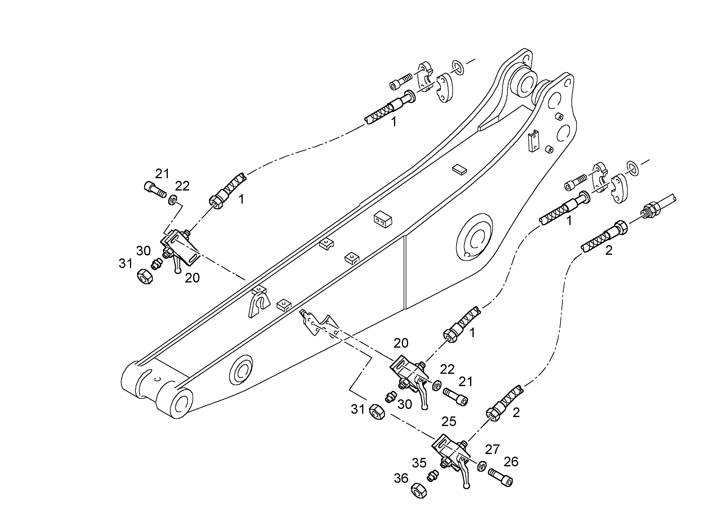 ШЛАНГ 32X1500 7027669 LIEBHERR
