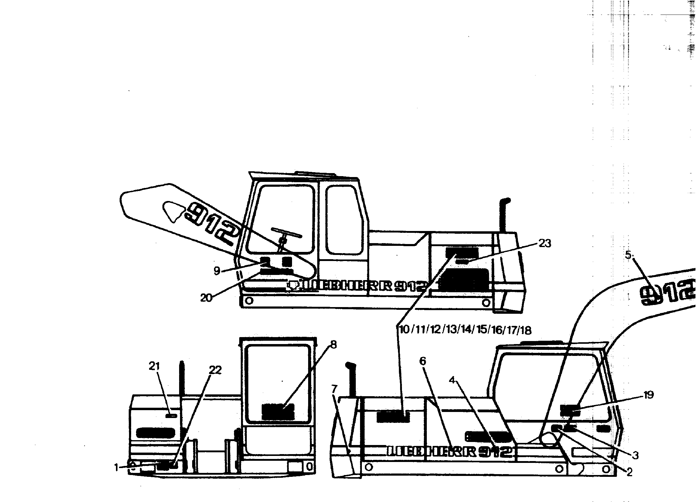ПЛАН СМАЗКИ A912 LH-DIESELMOTOR 9148033 LIEBHERR