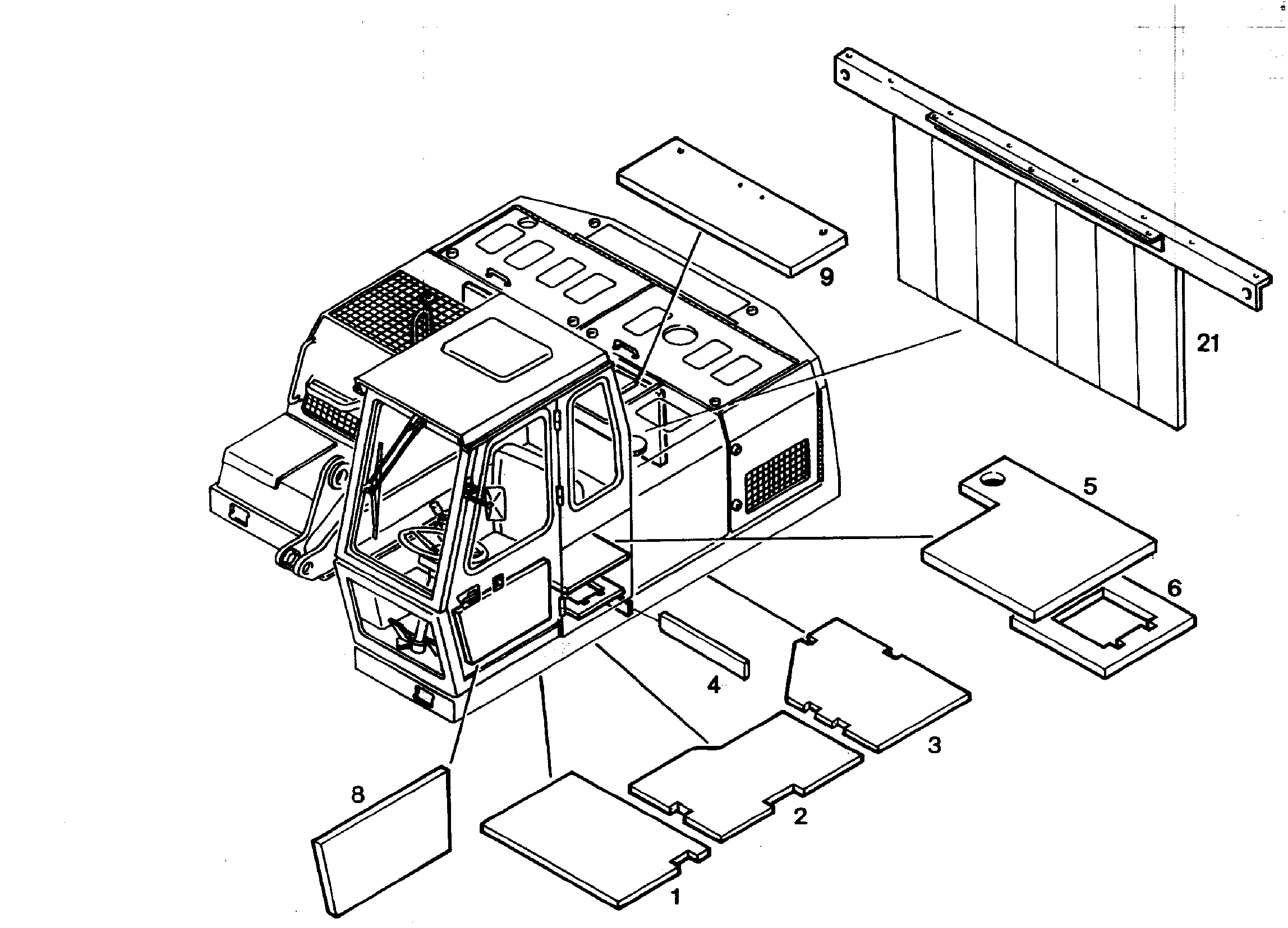 МАТ ИЗОЛЯЦИОННЫЙ 9179686 LIEBHERR