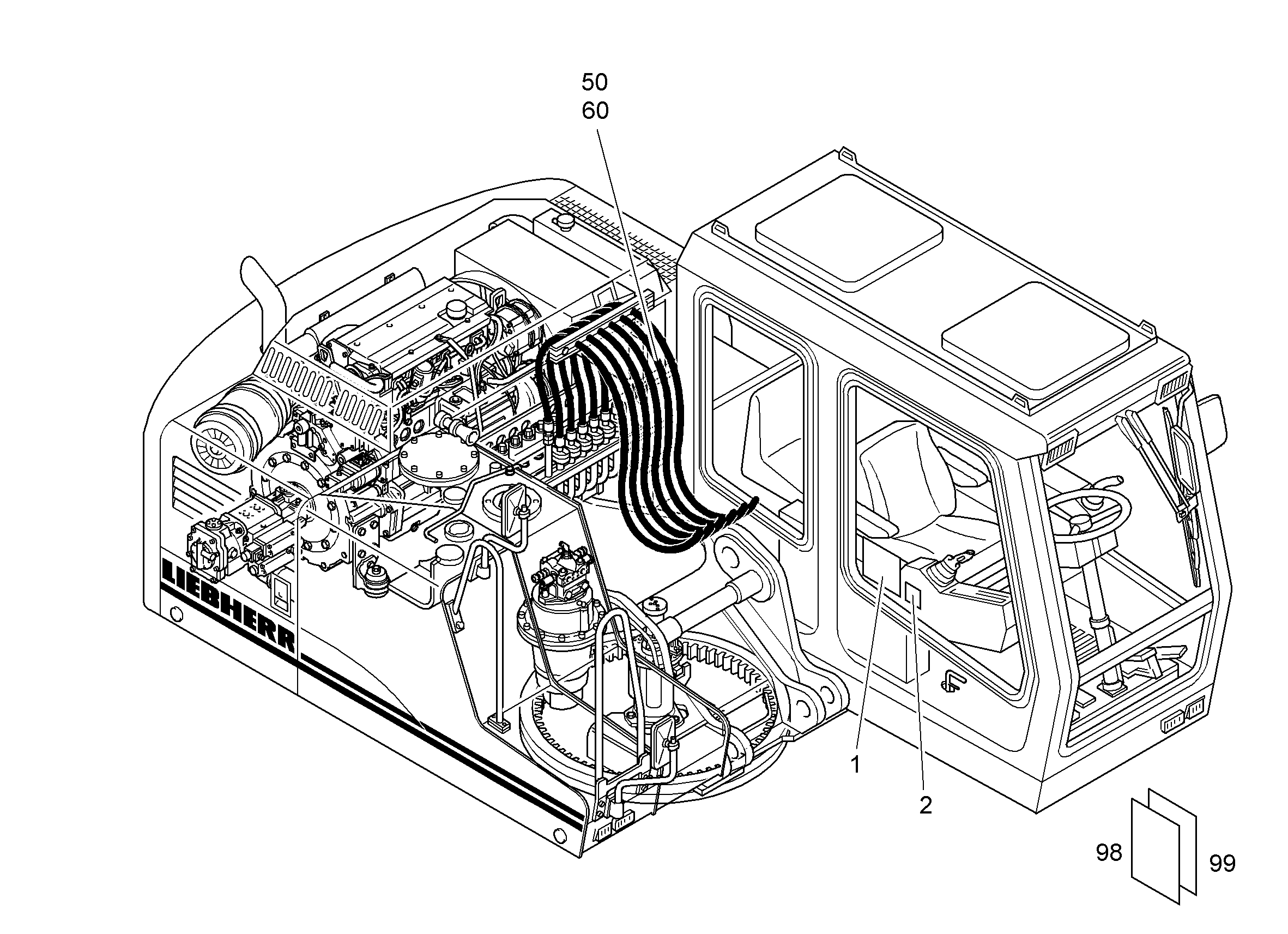 ГИДРАВЛИЧЕСКАЯ СИСТЕМА 9243639 LIEBHERR