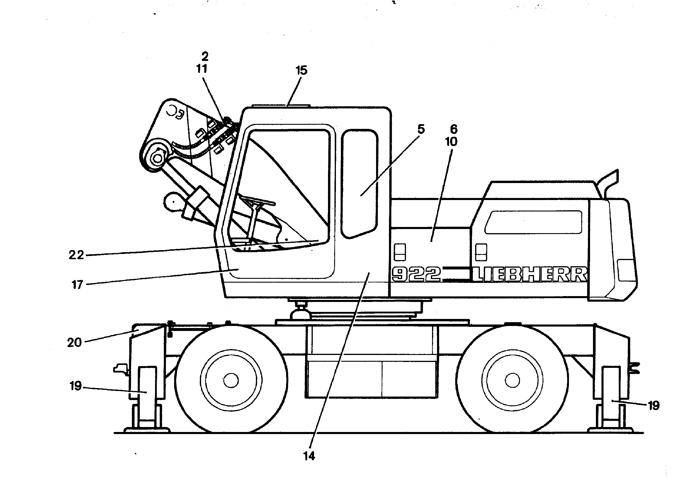 ЧАСТИ ШАССИ 9210548 LIEBHERR