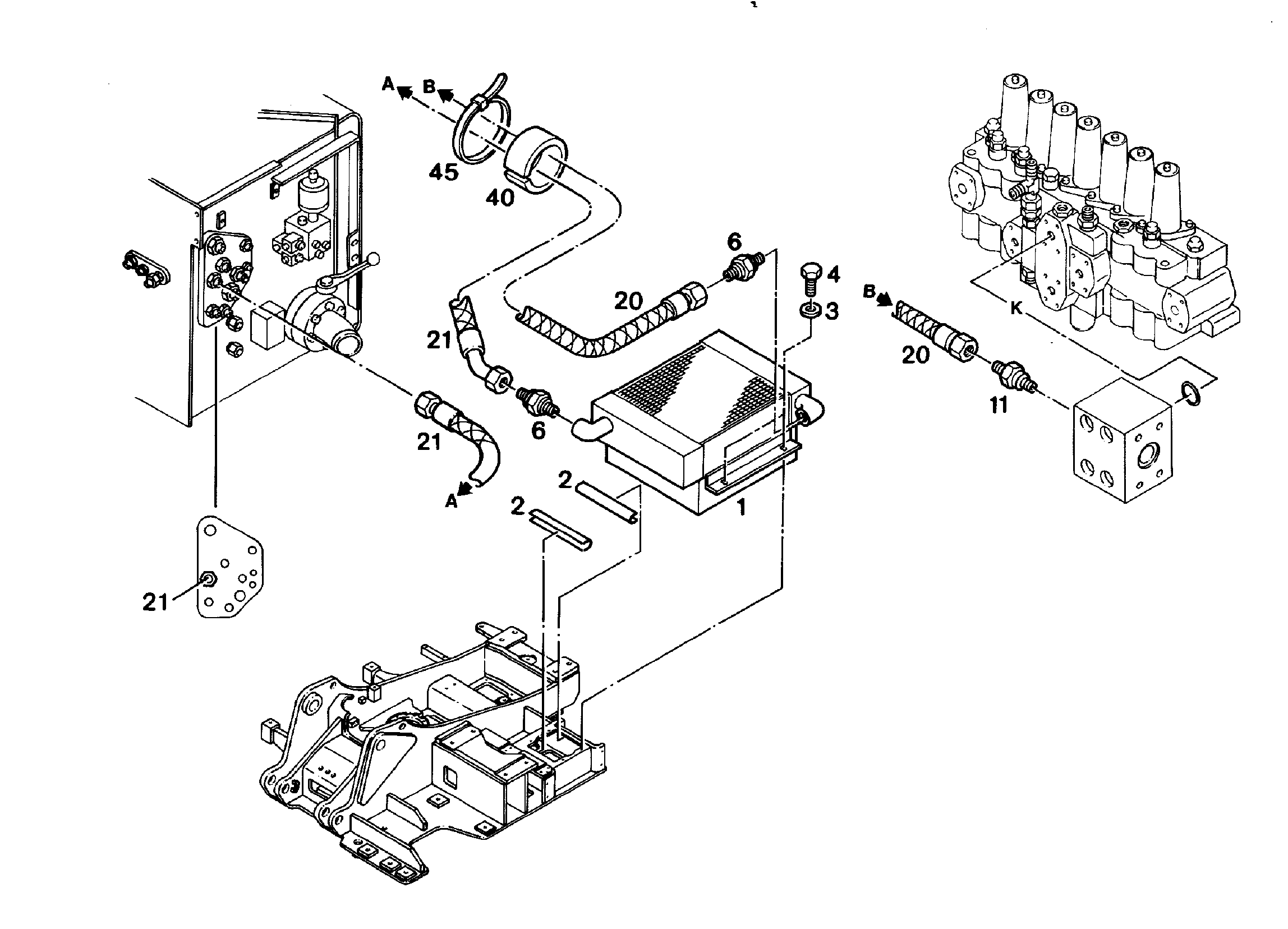 ШЛАНГ 20X1500 7402272 LIEBHERR