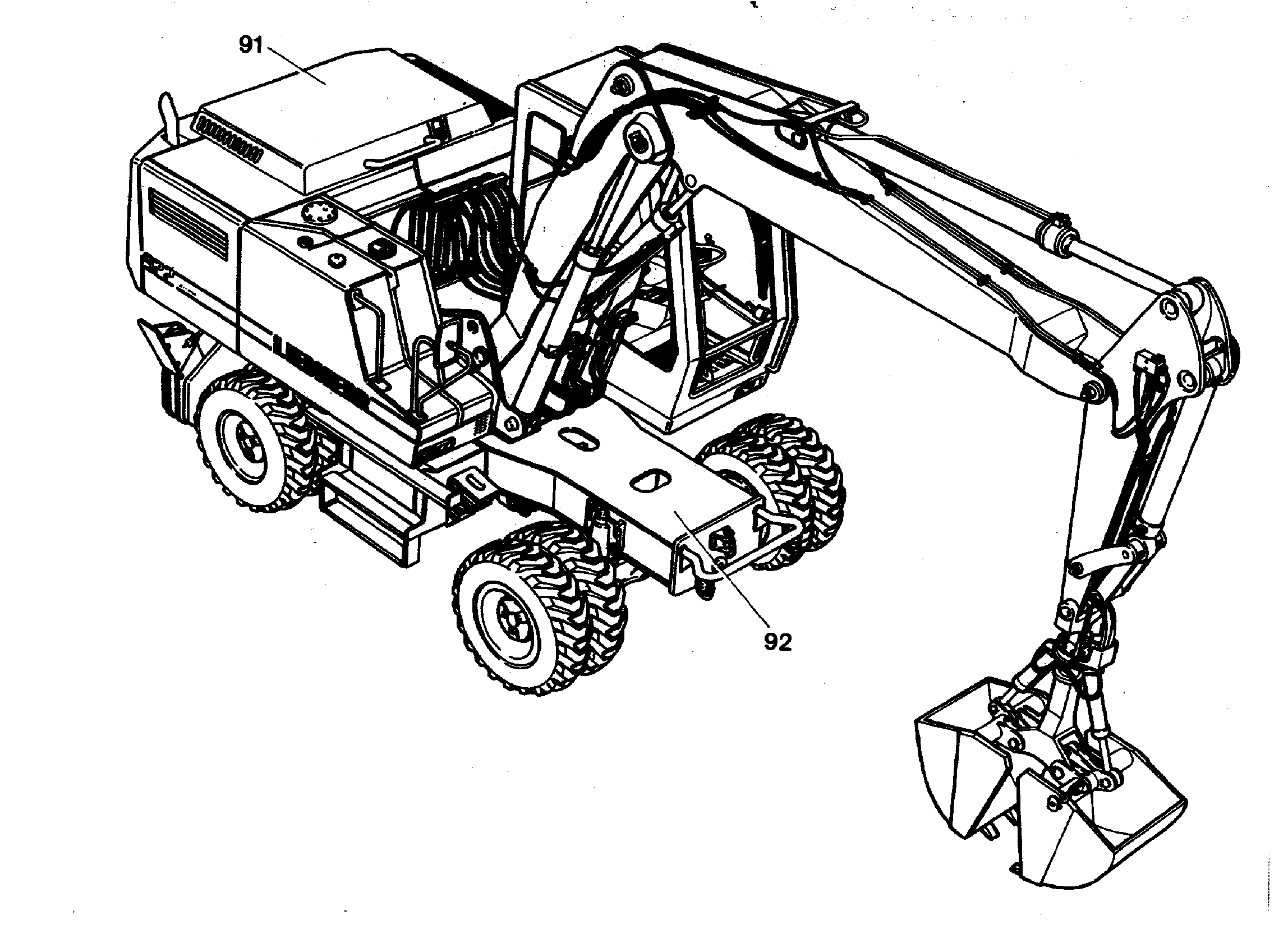 ШАССИ EW 2ЭЛЕМЕНТА 9203403 LIEBHERR