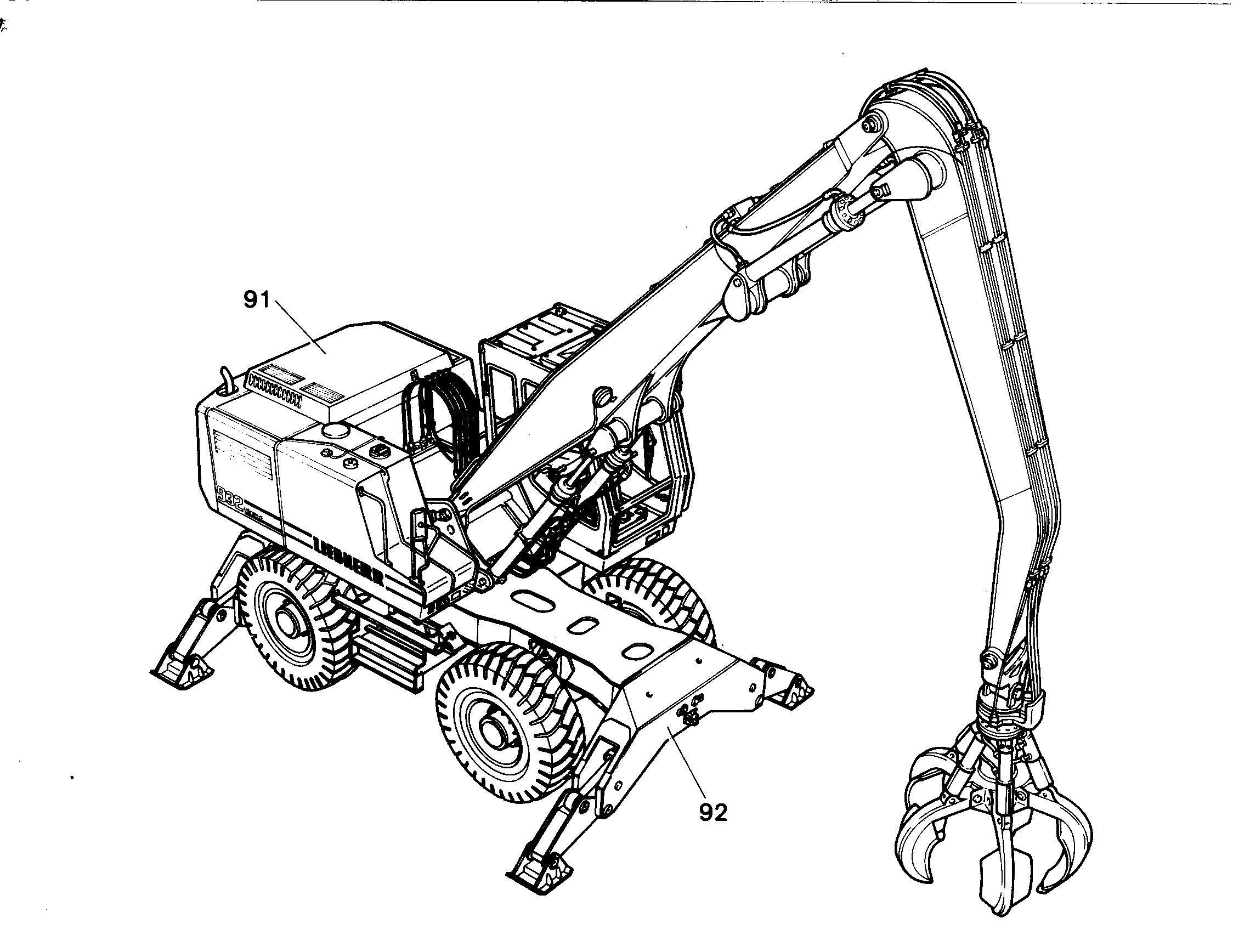 ШАССИ HD 9204797 LIEBHERR