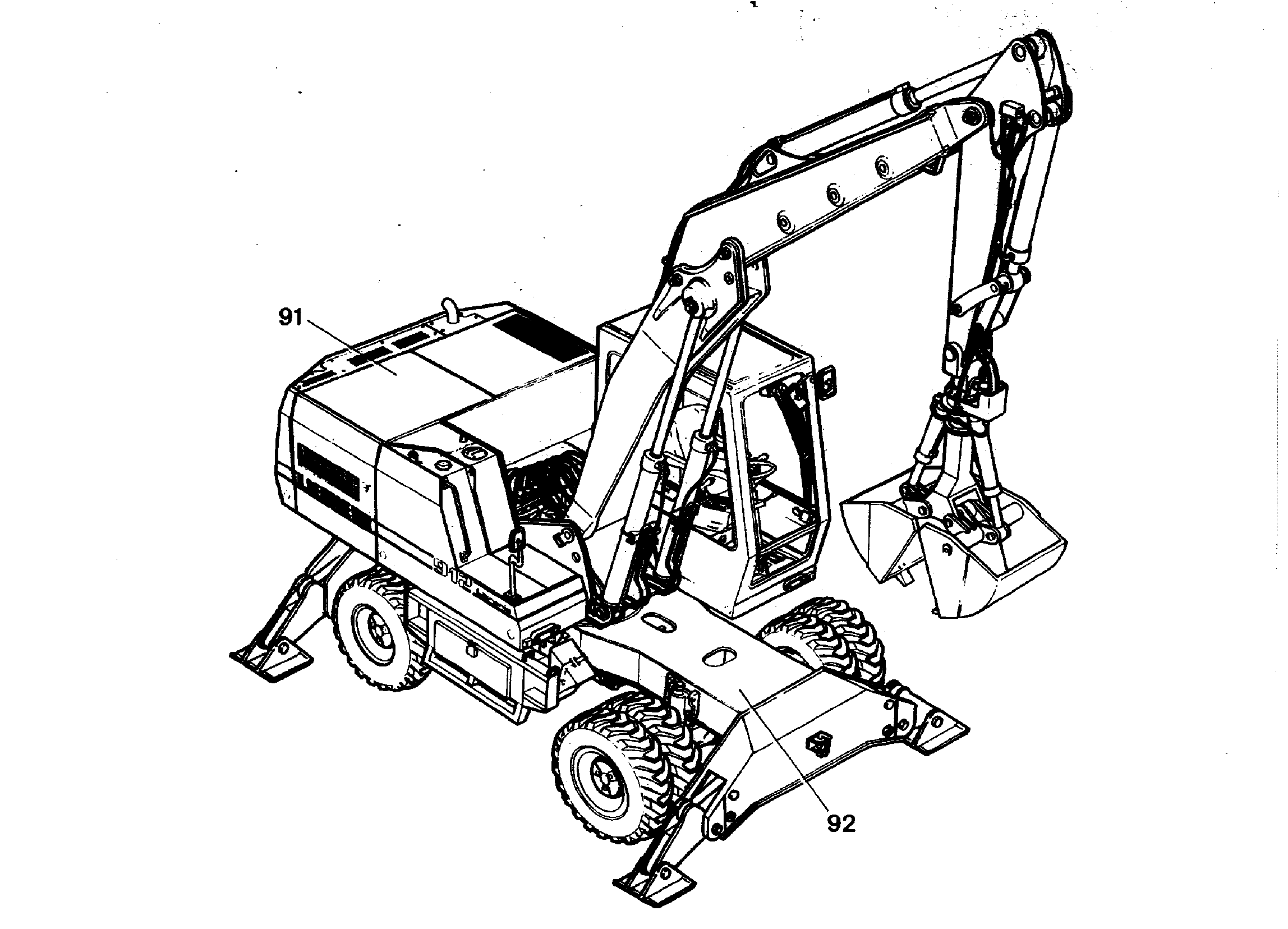 ШАССИ EW 4ЭЛЕМЕНТА 9201471 LIEBHERR