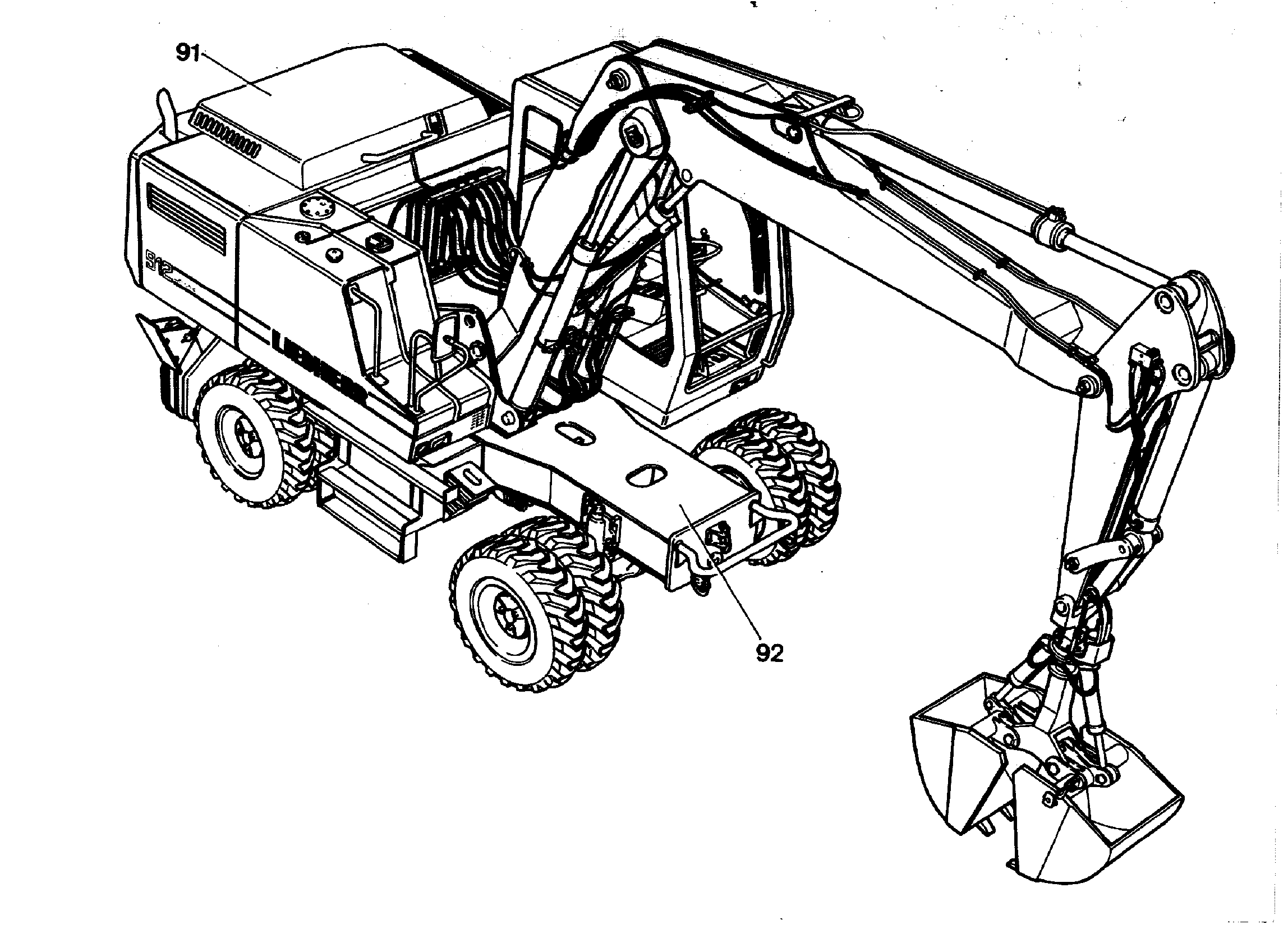 ШАССИ 2ЭЛЕМЕНТА 9305296 LIEBHERR
