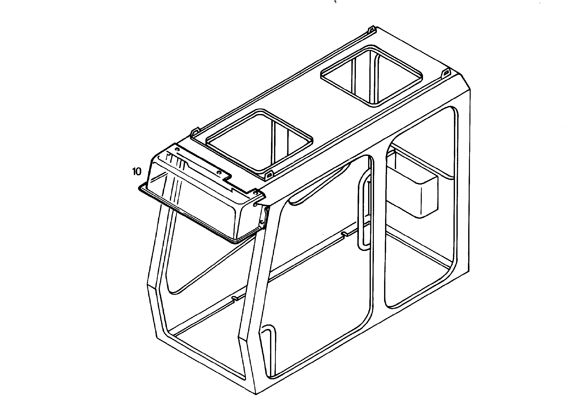 КОЗЫРЕК КАБИНЫ 9210340 LIEBHERR