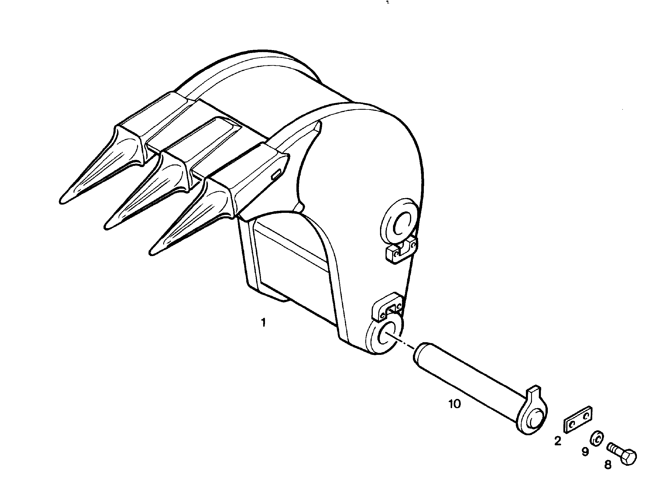 КОВШ СЪЕМНЫЙ 9245730 LIEBHERR