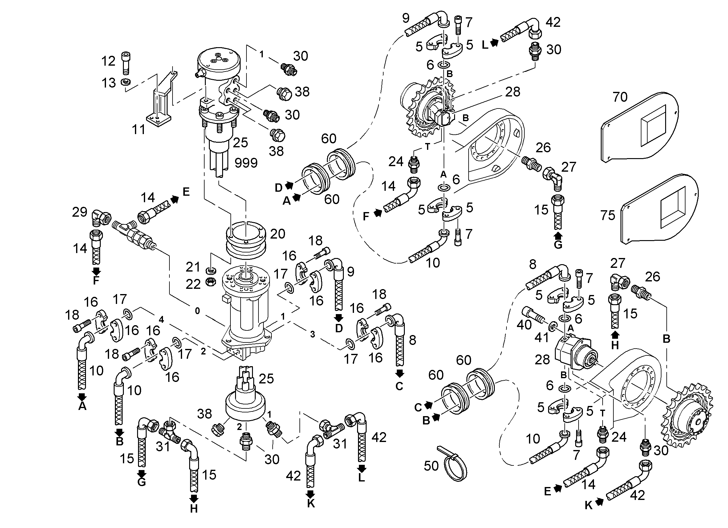 КРЫШКА ПРАВАЯ 9243749 LIEBHERR