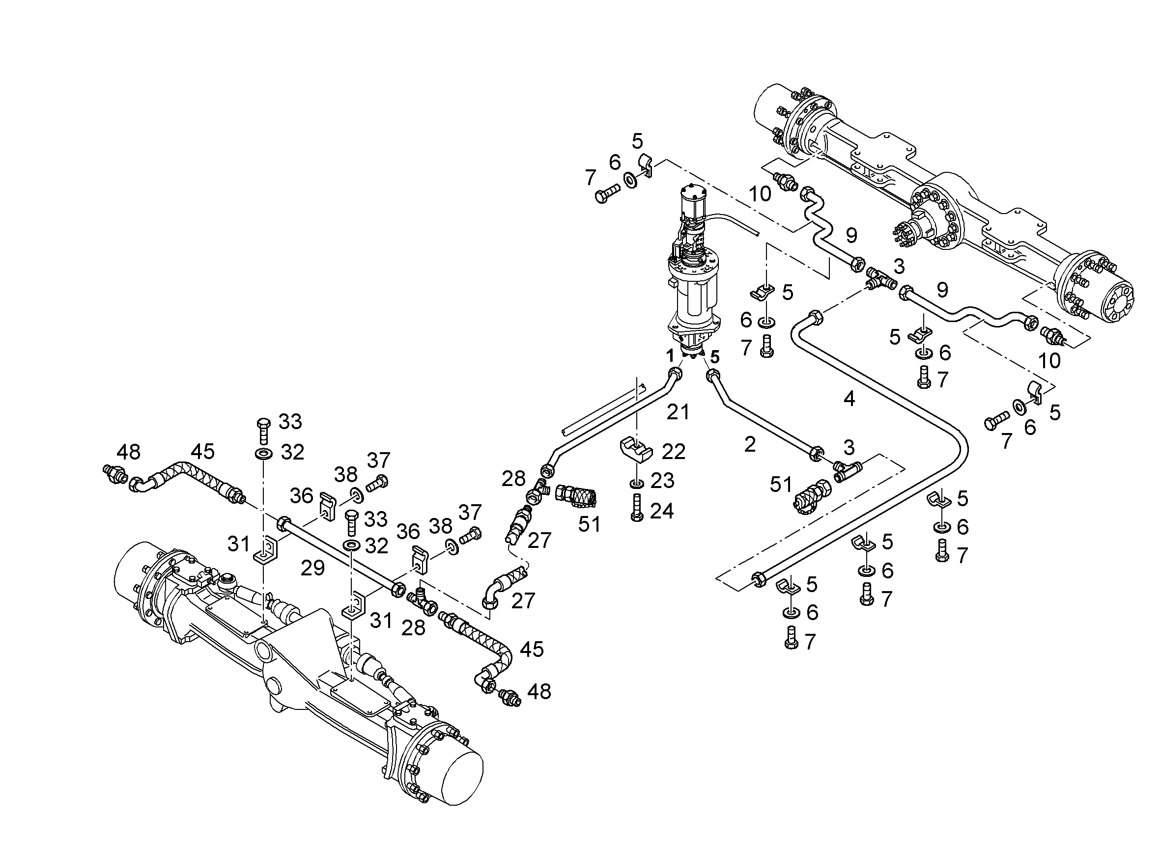 ШЛАНГ 8X370 7020409 LIEBHERR