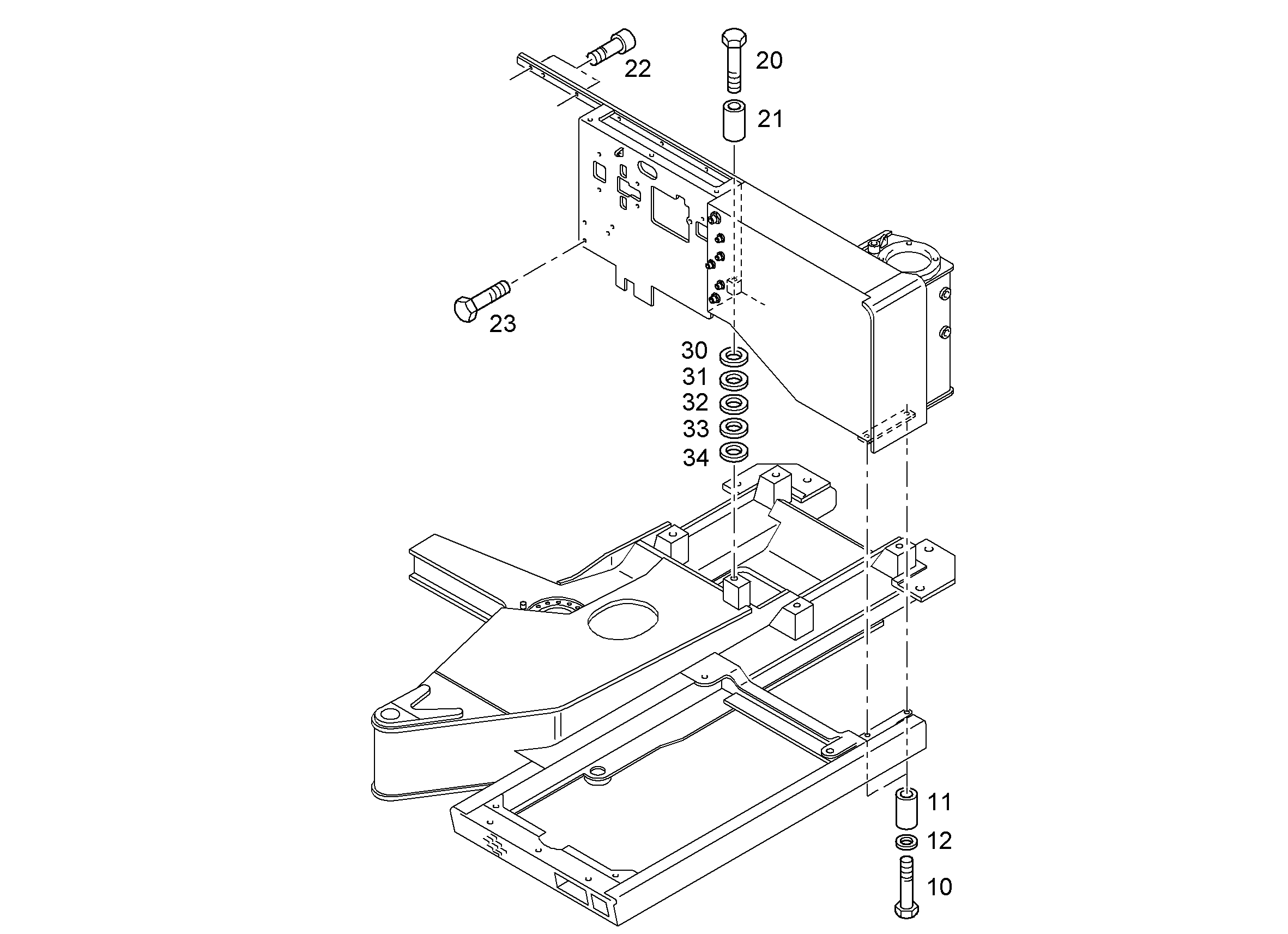 ШАЙБА РЕГУЛИРОВОЧНАЯ 18X25X1,2 4635035 LIEBHERR