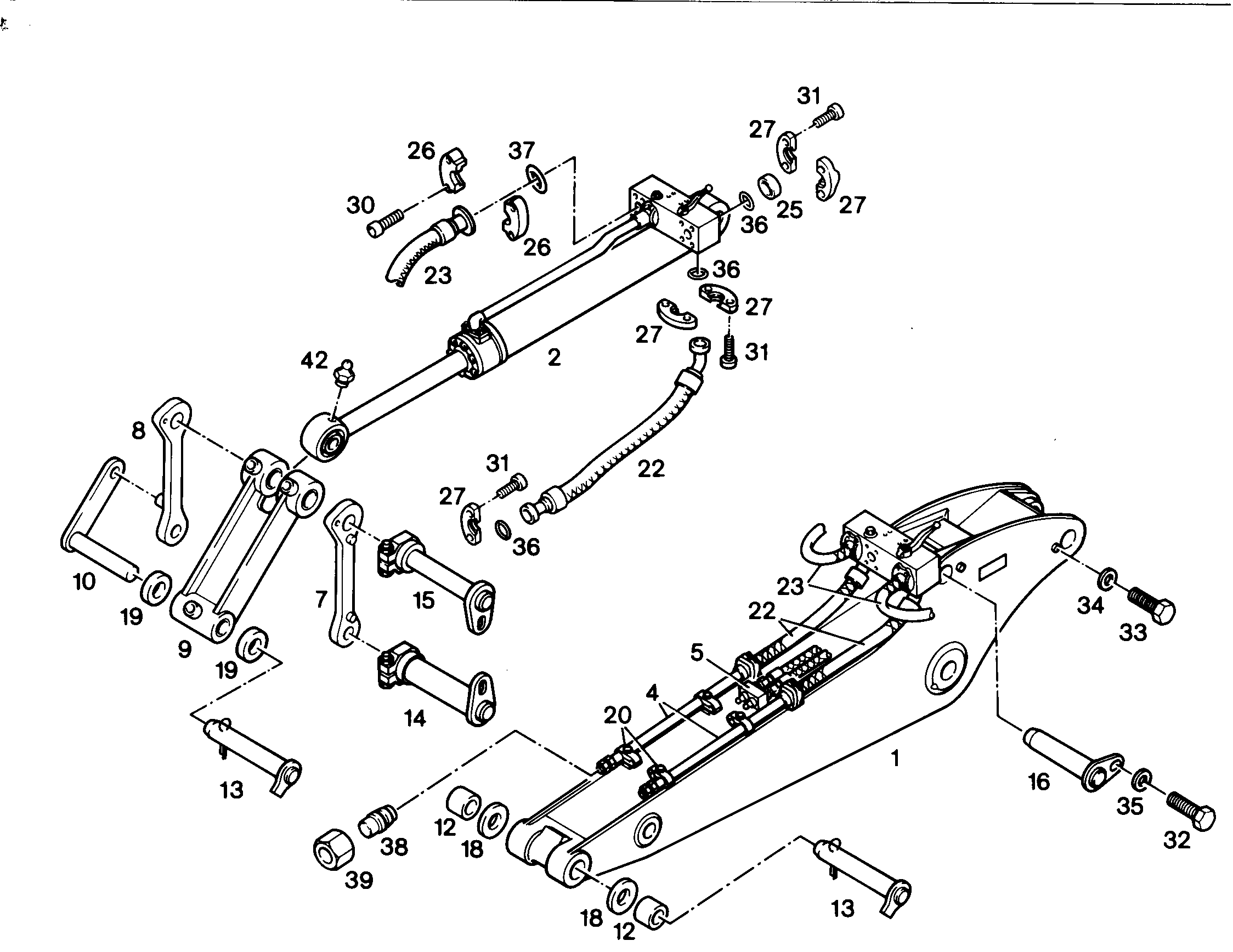ГИДР.ЦИЛИНДР С РАСПРЕДЕЛИТЕЛЕМ 9246529 LIEBHERR