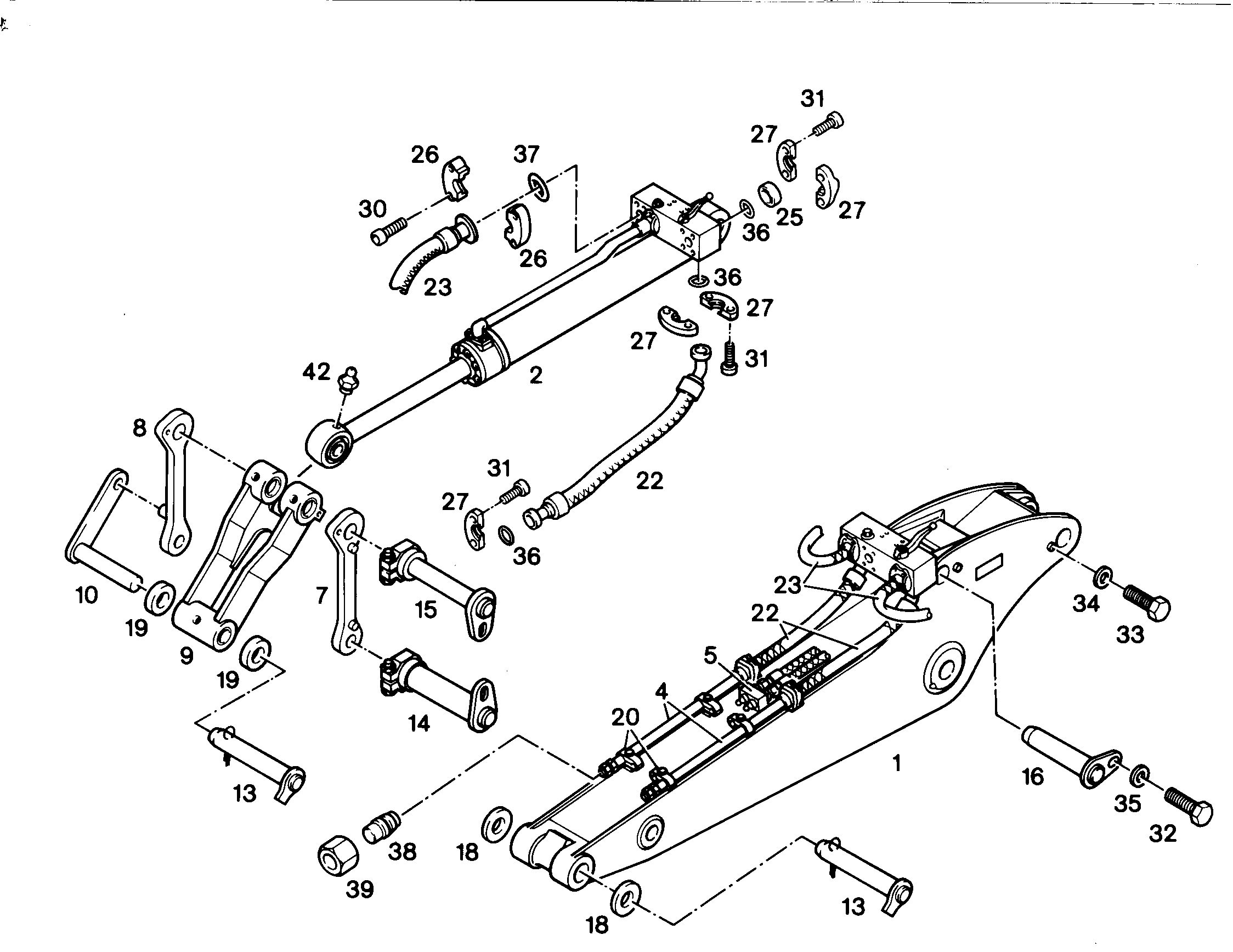 ГИДР.ЦИЛИНДР С РАСПРЕДЕЛИТЕЛЕМ 9246682 LIEBHERR