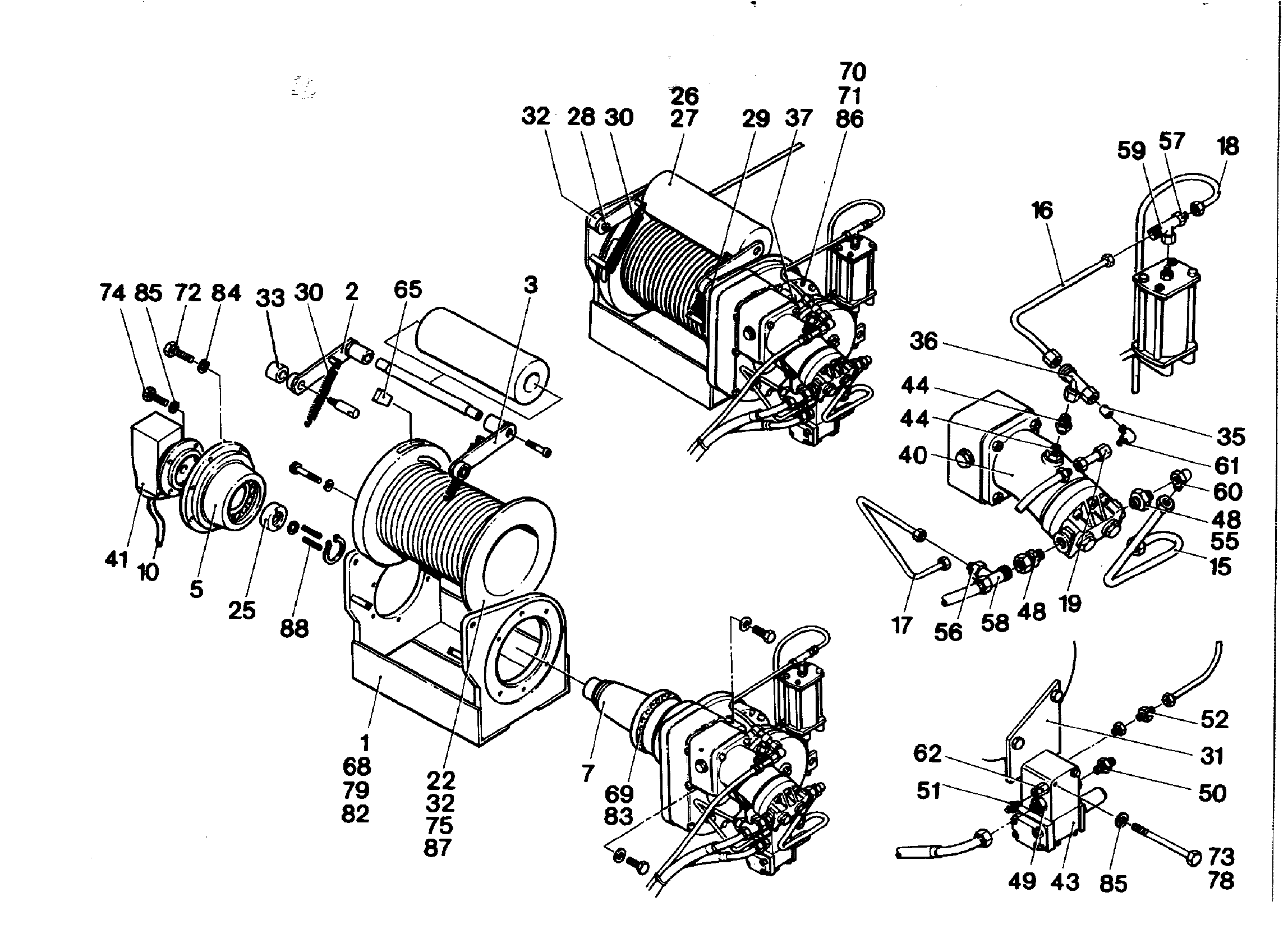 МЕХАНИЗМ ЛЕБЕДКИ 9104923 LIEBHERR