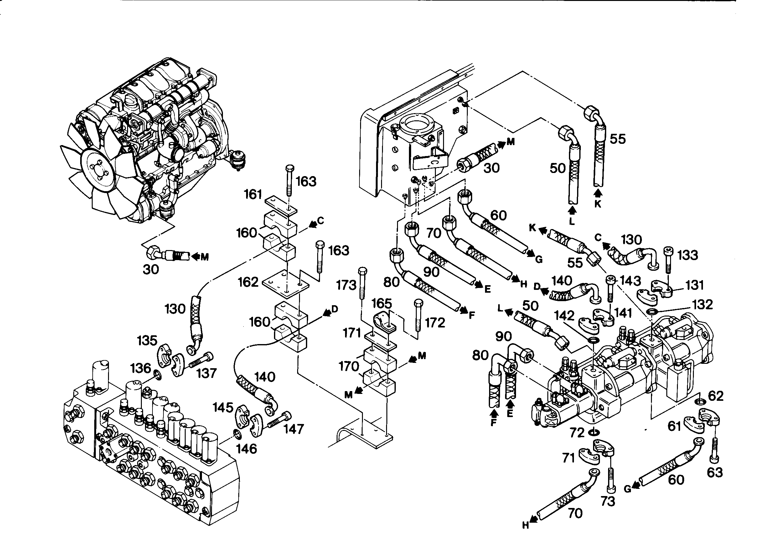 ШЛАНГ 25X500 7020588 LIEBHERR