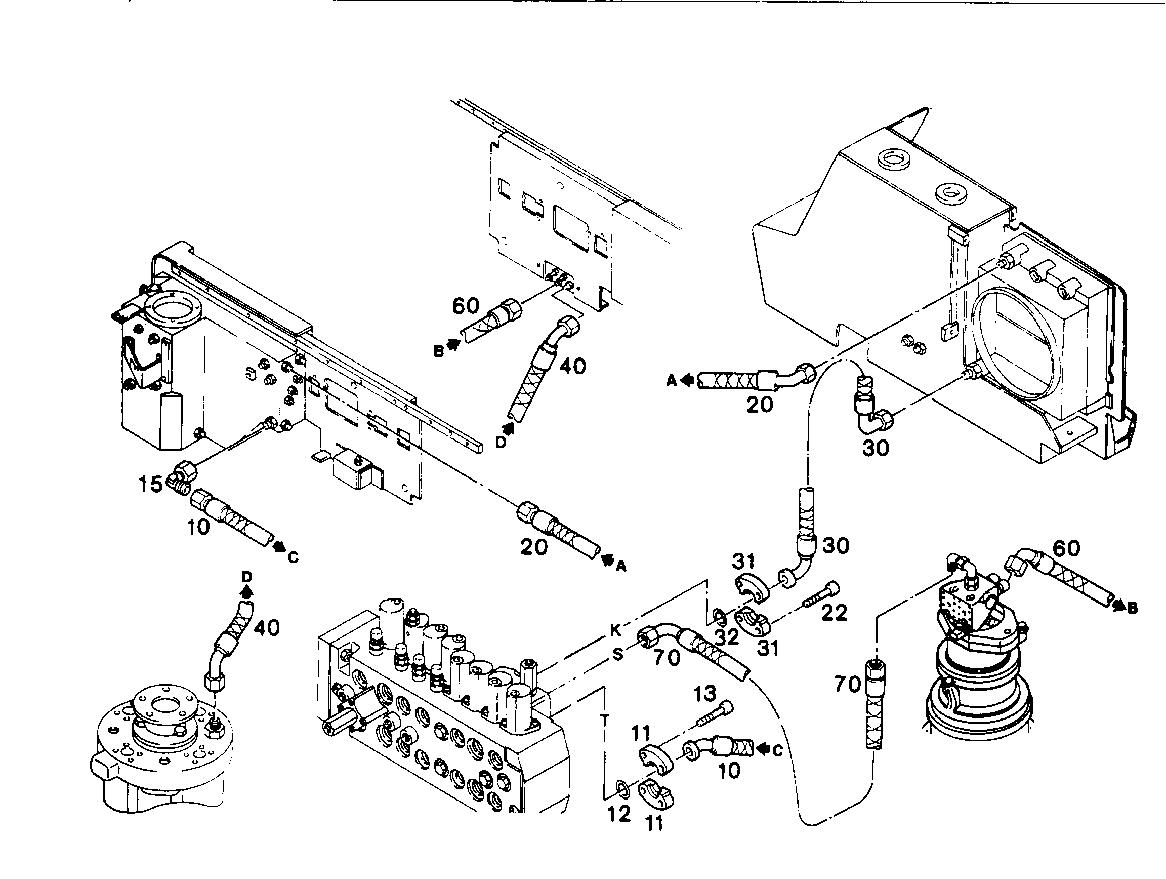ШЛАНГ 10X600 7020599 LIEBHERR
