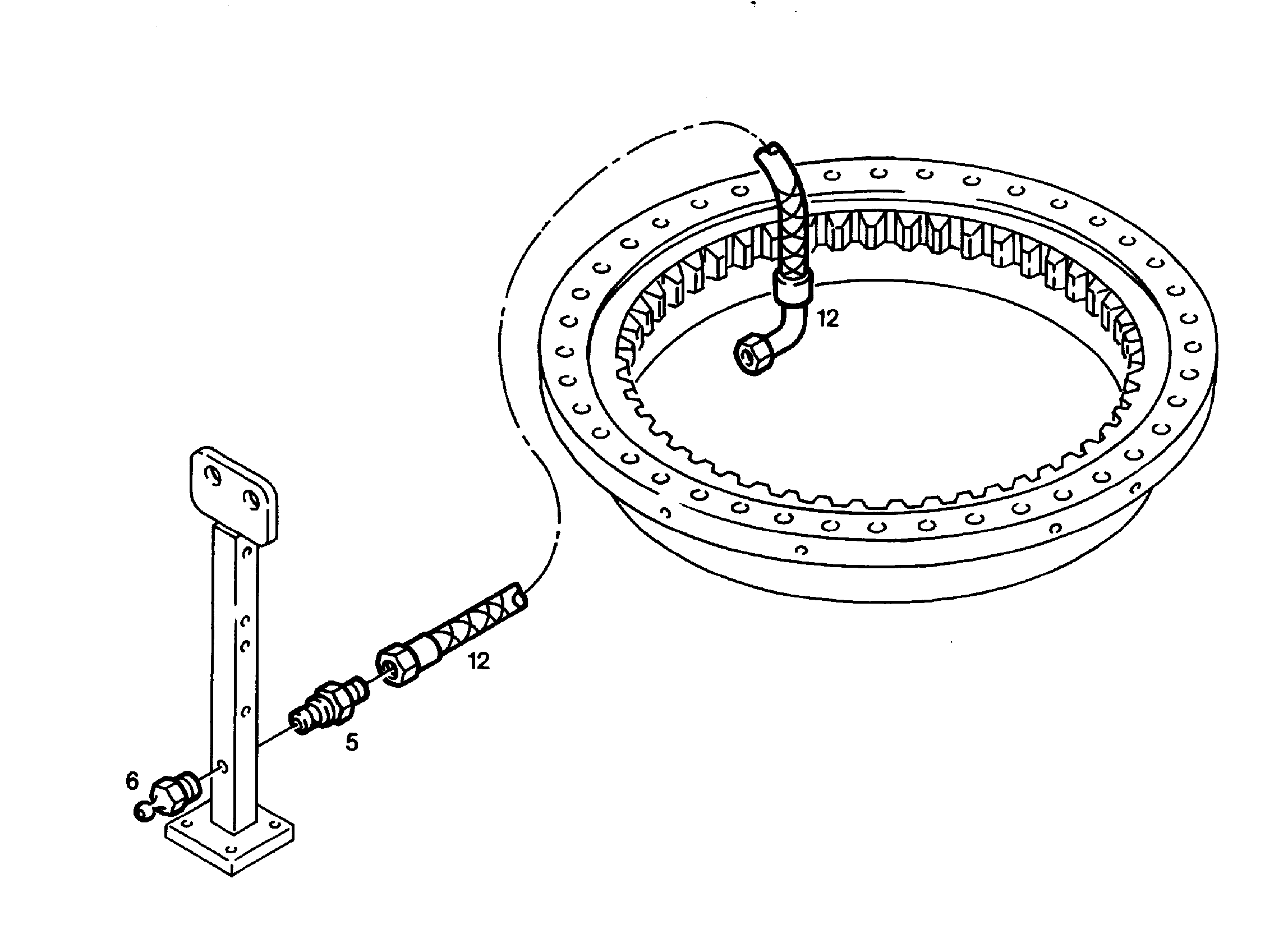 ШЛАНГ 5X1150 9306918 LIEBHERR
