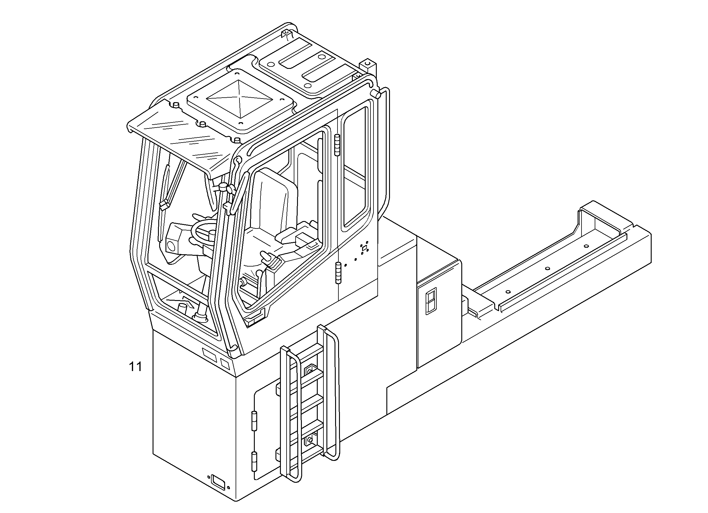 ВОЗВЫШЕНИЕ КАБИНЫ 1500MM 9240872 LIEBHERR