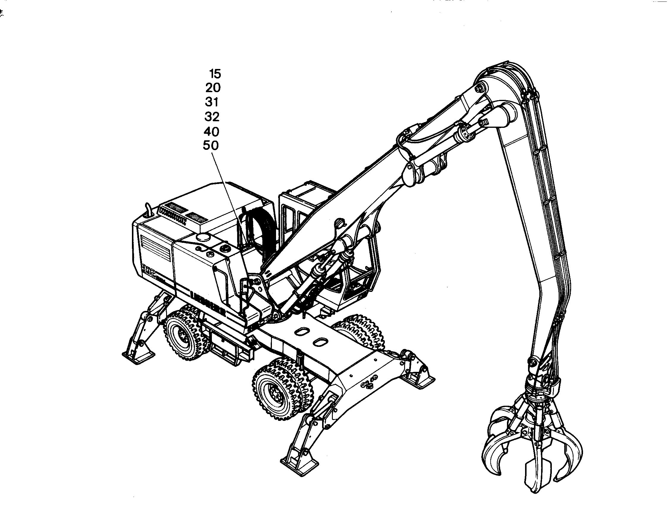ГИДР.УСТ.ПЕРЕД Г-РАСПР. 9210817 LIEBHERR