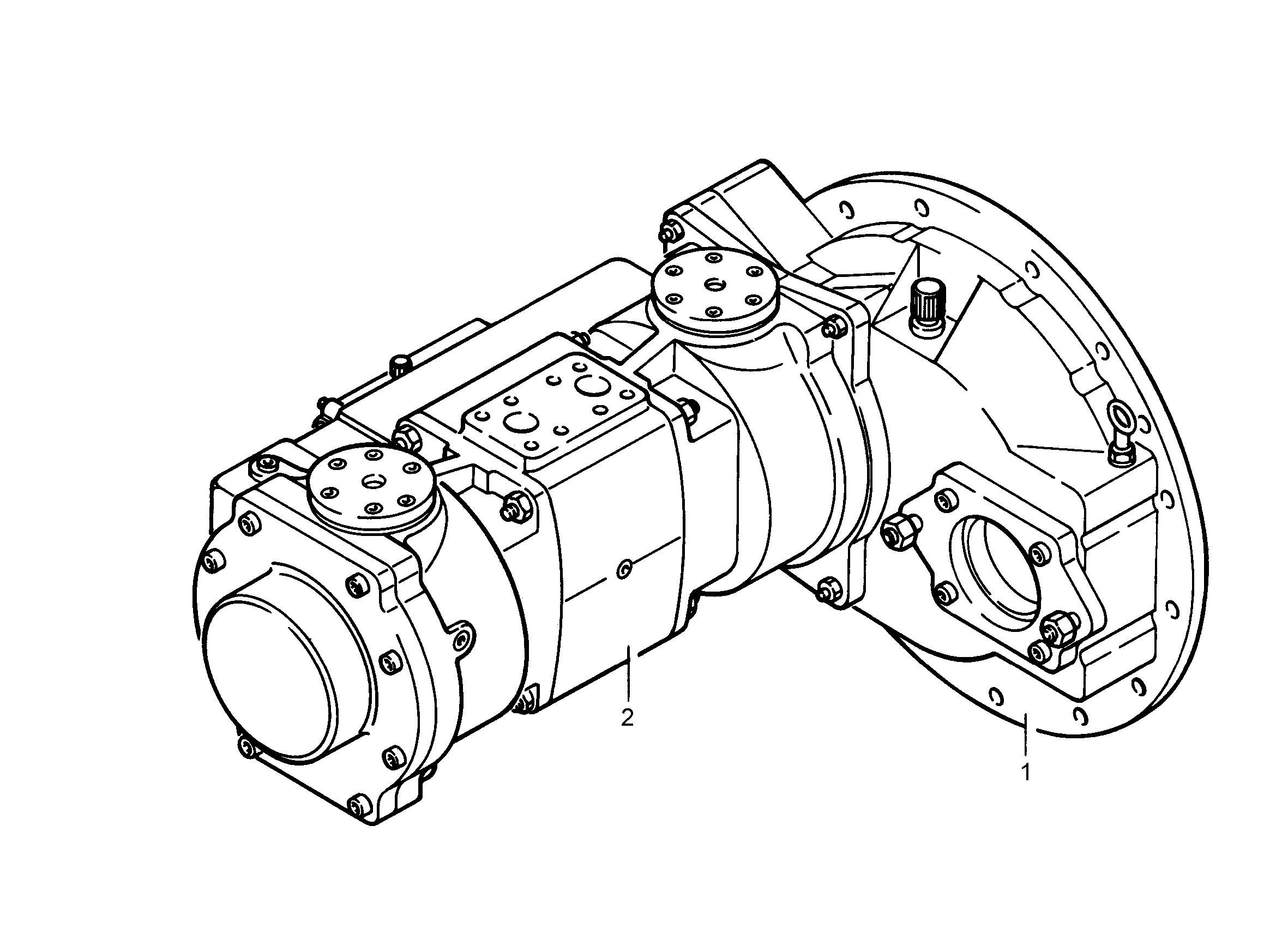 НАСОС ГИДРАВЛИЧЕСКИЙ СДВОЕННЫЙ LPVD 140cm³/U 9889785 LIEBHERR