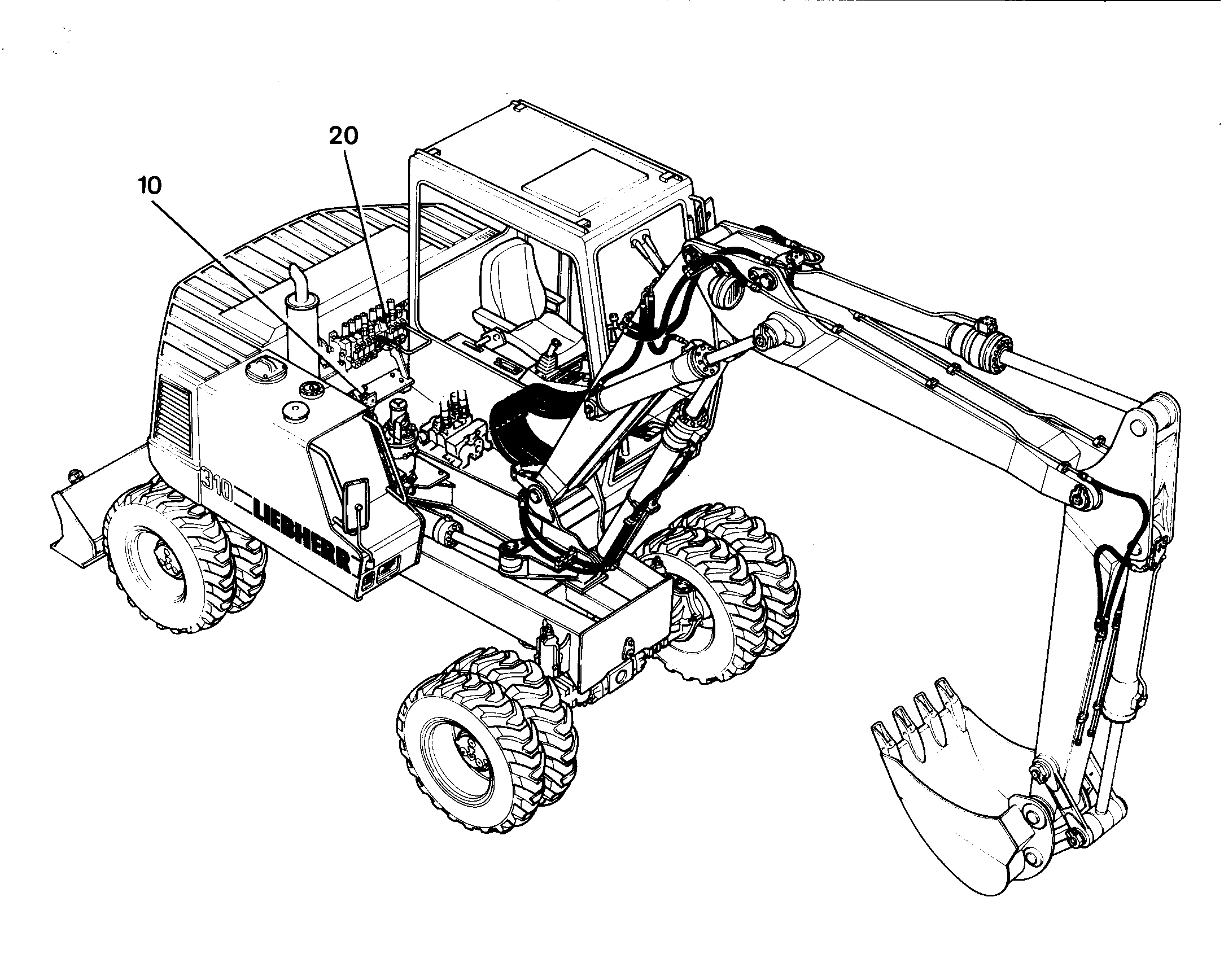 МЕХАНИЗМ ПОВОРОТА 9210446 LIEBHERR