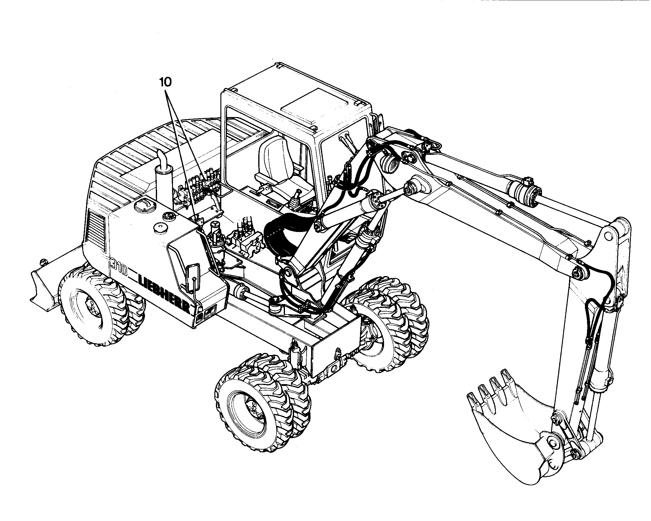УПРАВЛЕНИЕ, УСТАНОВКА 9210447 LIEBHERR