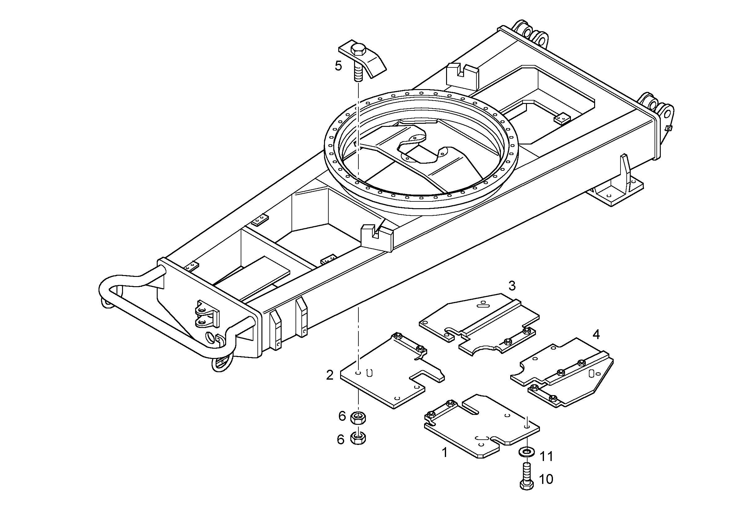 СКОБА 9239010 LIEBHERR