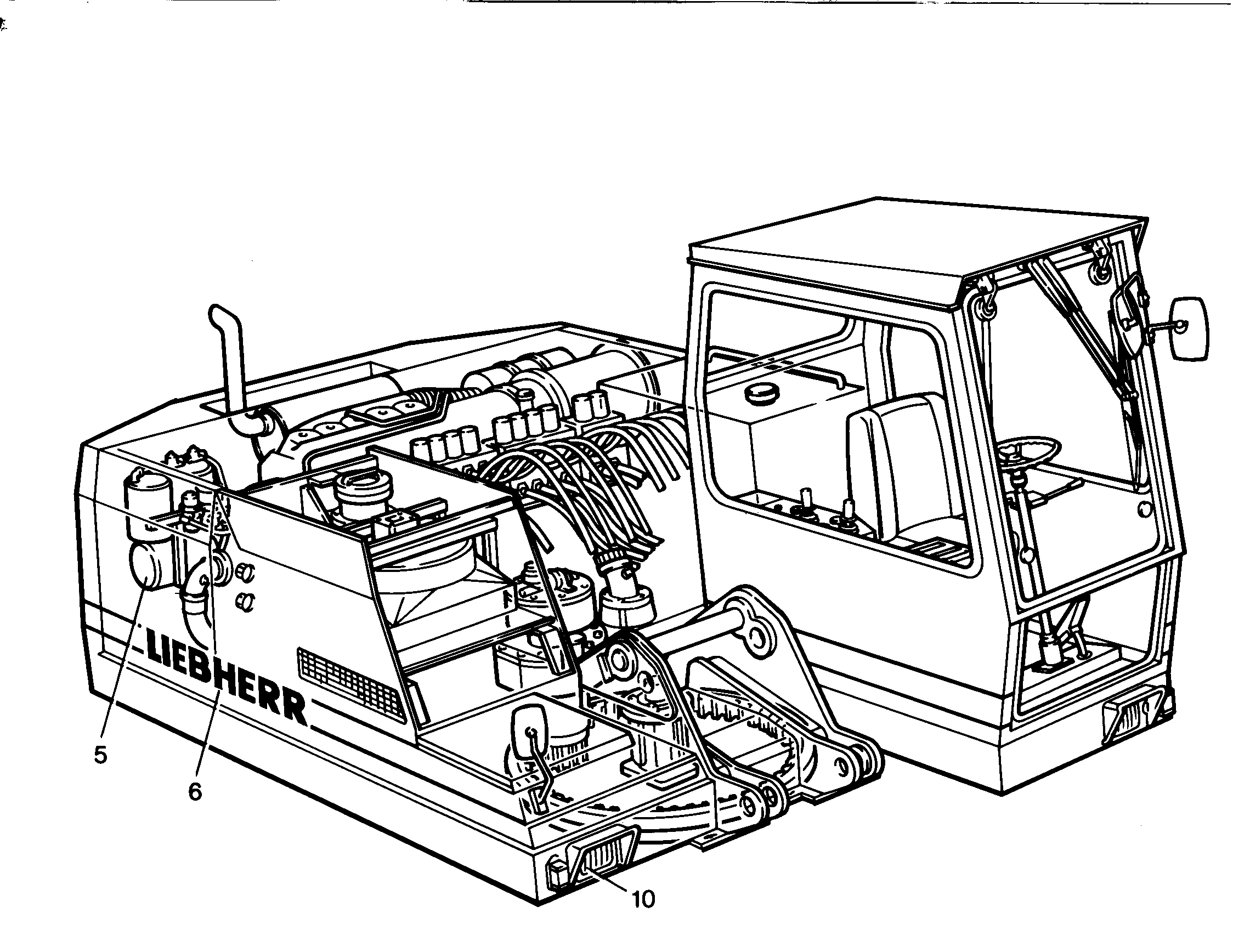 РАСПОЛОЖЕНИЕ ТАБЛИЧЕК 9177156 LIEBHERR