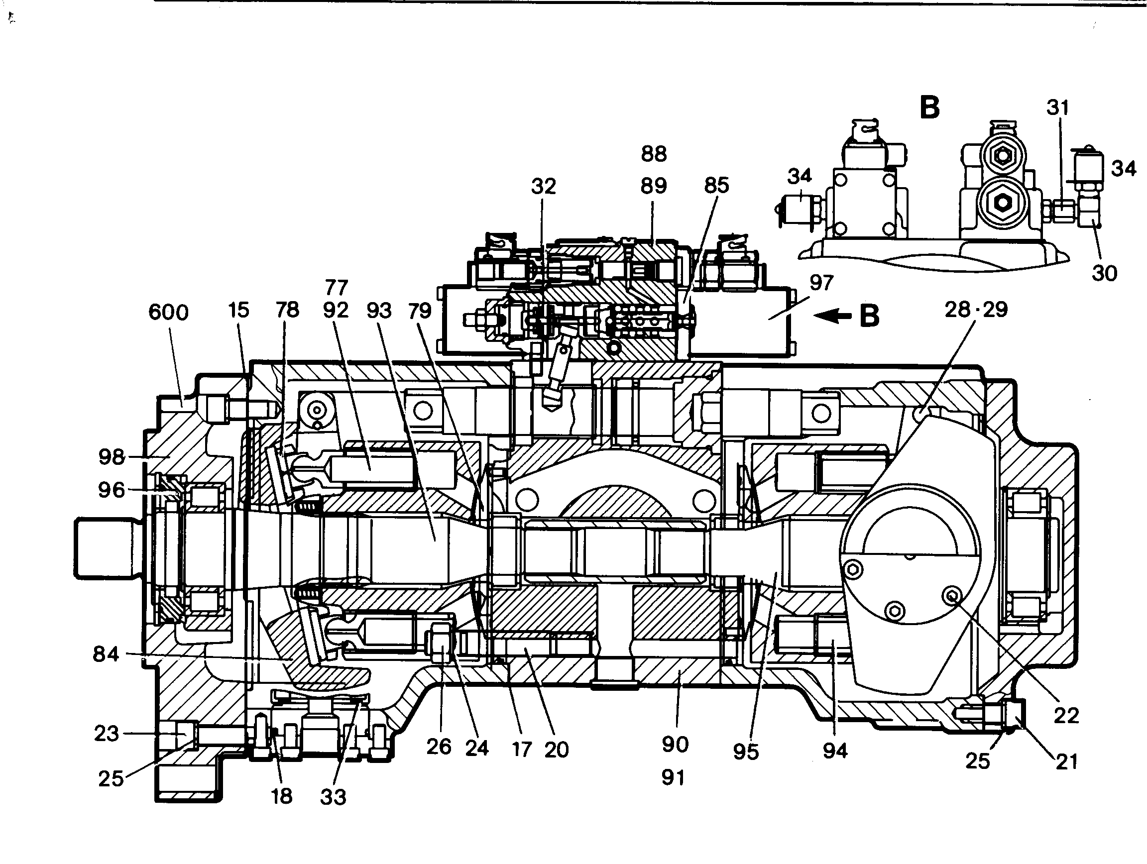 ЗАМЕНА-ГИДРАВЛ. ДВОЙНОЙ НАСОС LPVD 125cm³/U 9278385 LIEBHERR