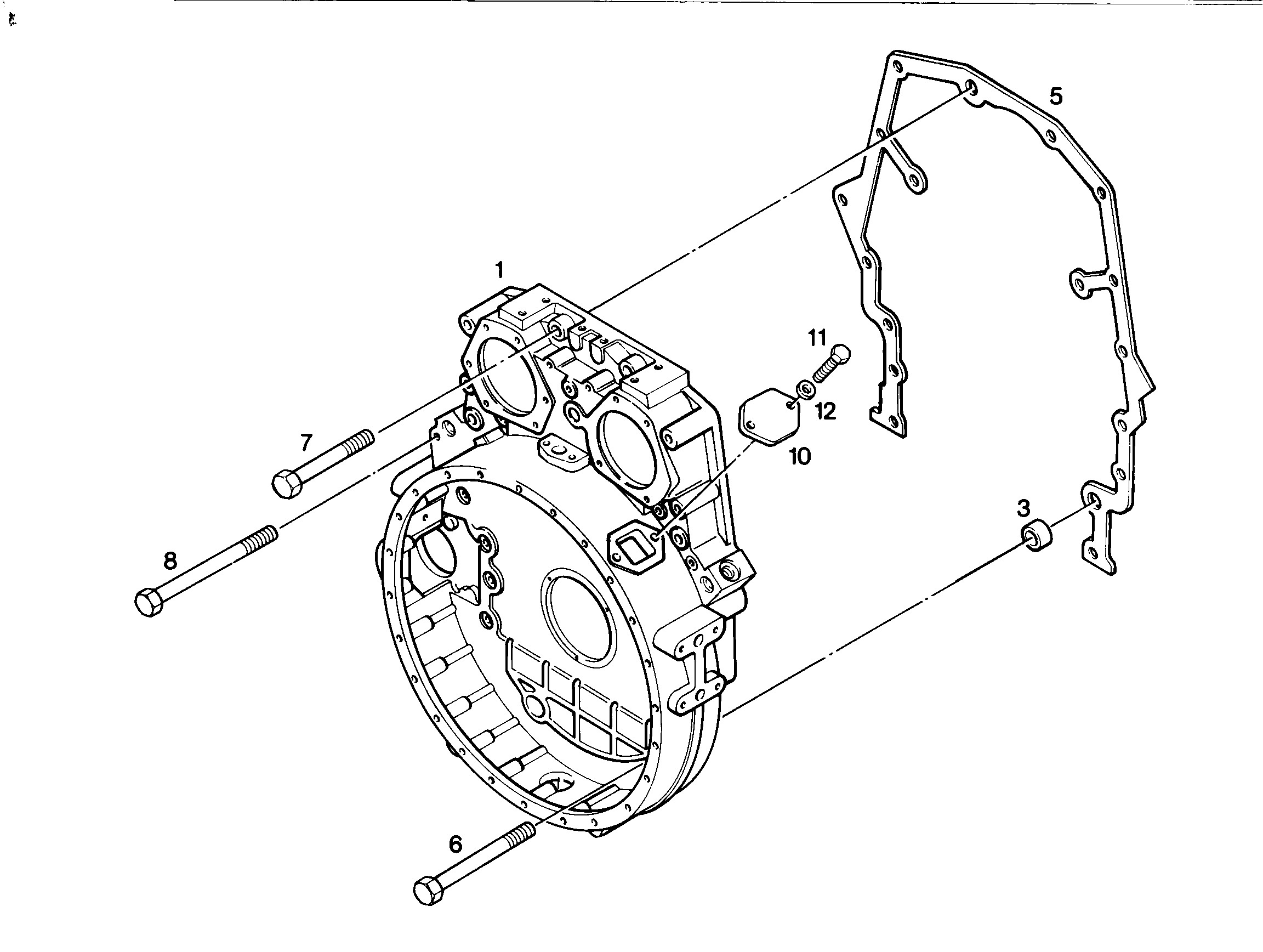 КОРПУС МАХОВИКА SAE 1 9882987 LIEBHERR